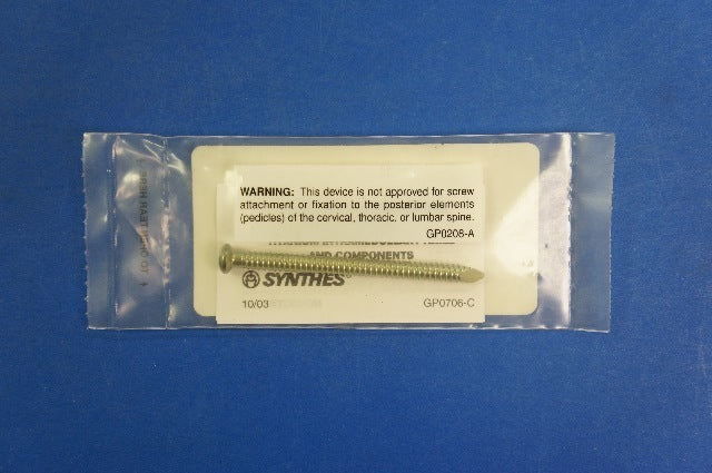 Synthes 458.968 5.0mm Ti Locking Screw 68mm-For Im Nails