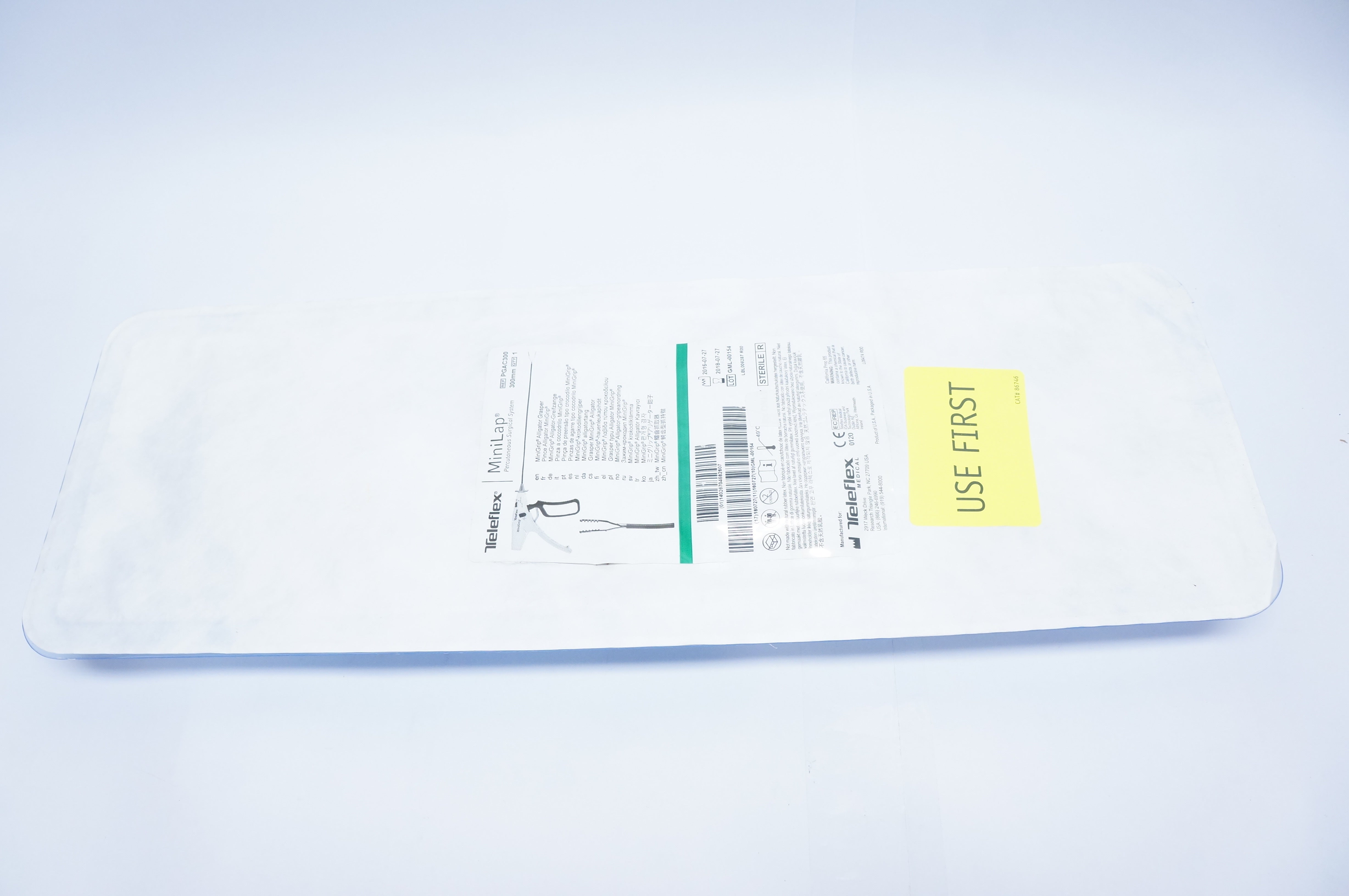 Teleflex PGAC300 MiniLap MiniGrip Alligator Grasper 300mm (x)