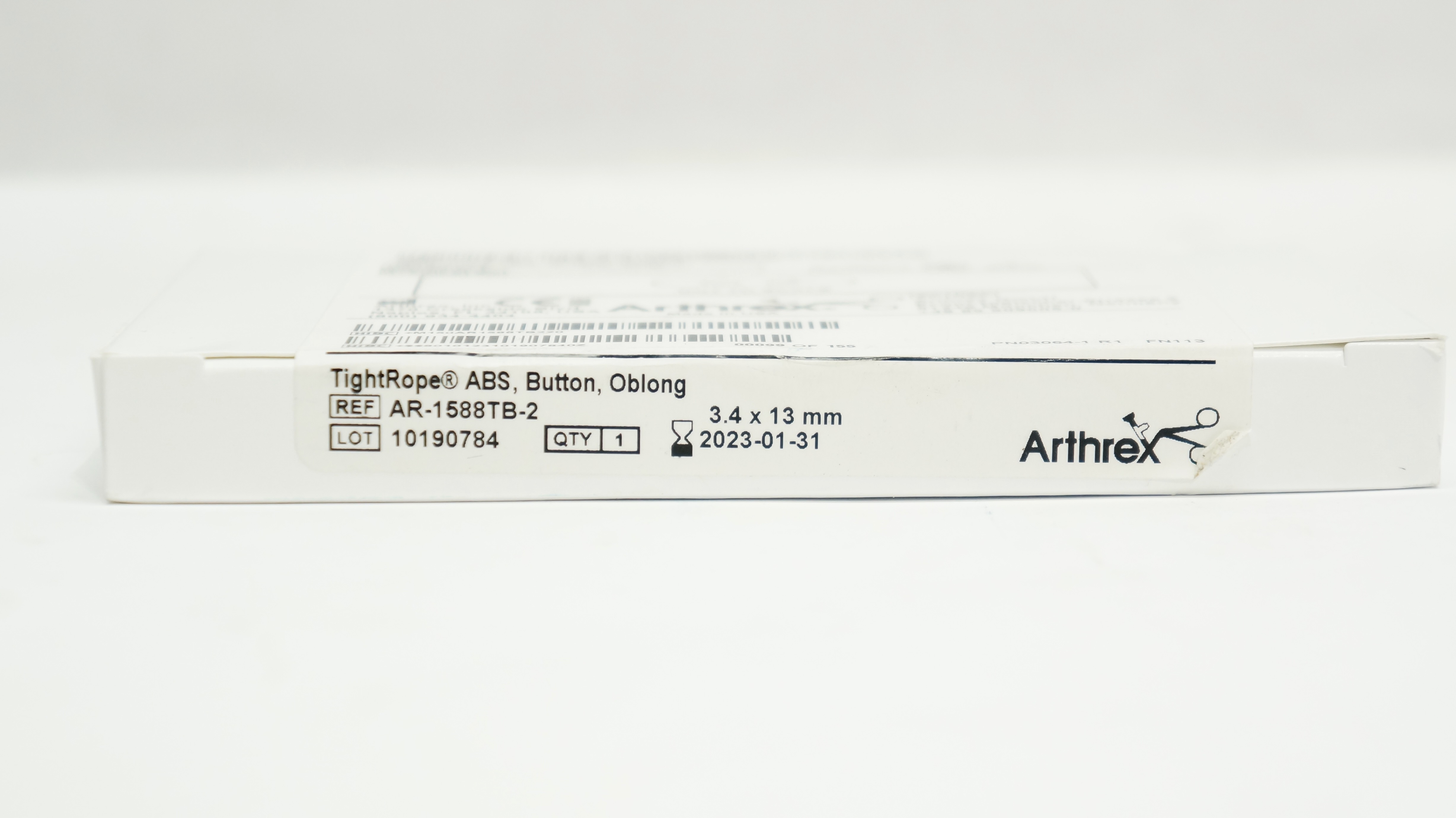 Arthrex AR-1588TB-2 TightRope ABS Button Oblong 3.4 x 13mm (x)