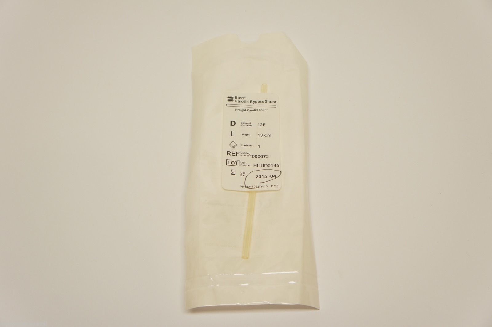 000673 ~ Bard Carotid Bypass Shnt 12Fr x 13cm (x) 
