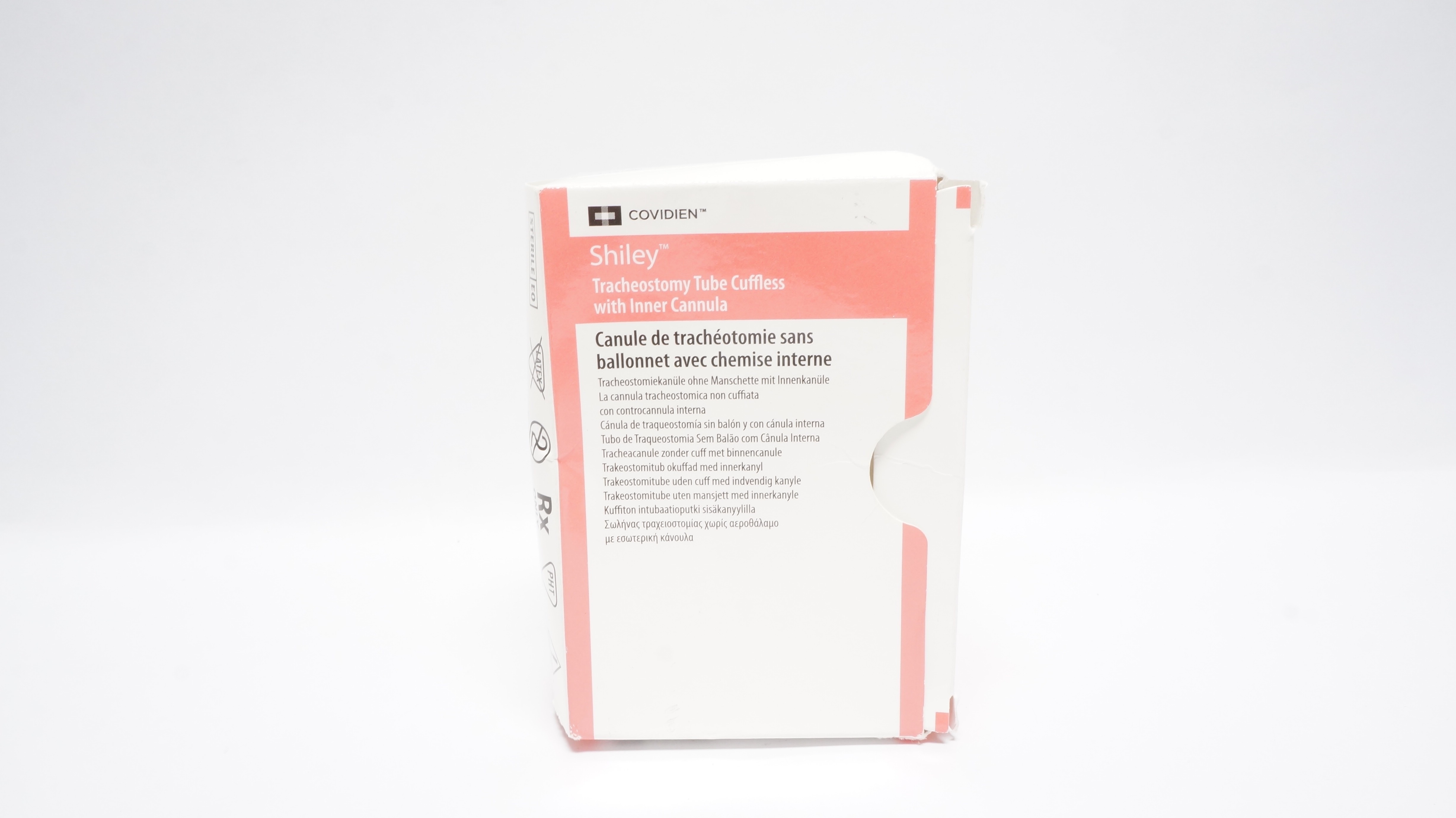 Covidien 6CFS Shiley Tracheostomy Tube Cuffless 6.4mm ID x 10.8mm OD x 76mm (x)