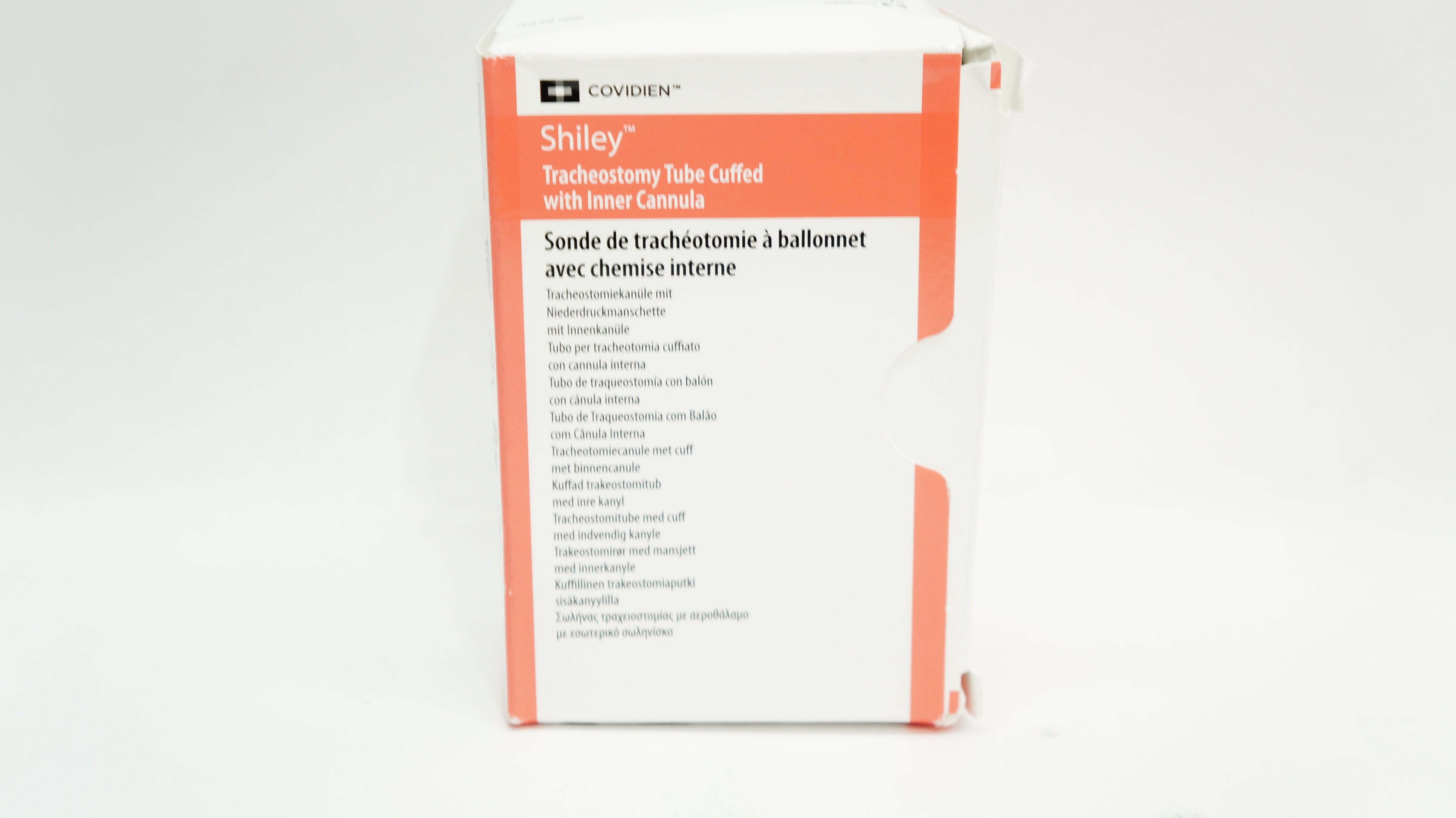 Covidien 8LPC Shiley Tracheostomy Tube Cuffed 7.6 ID x 12.2 OD x 27 x 81mm
