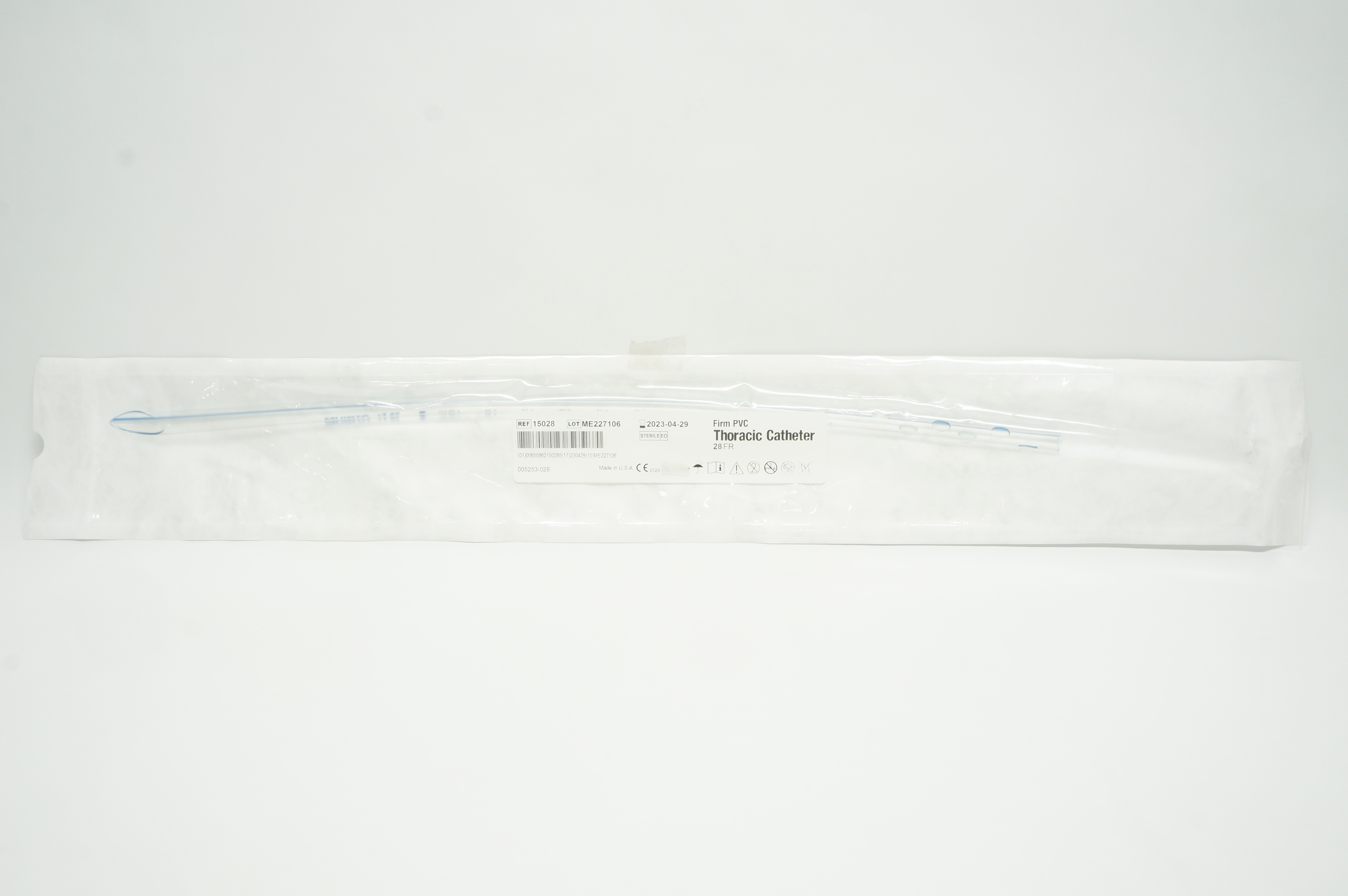 Atrium 15028 Firm PVC Thoracic Cath. 28Fr. (x)