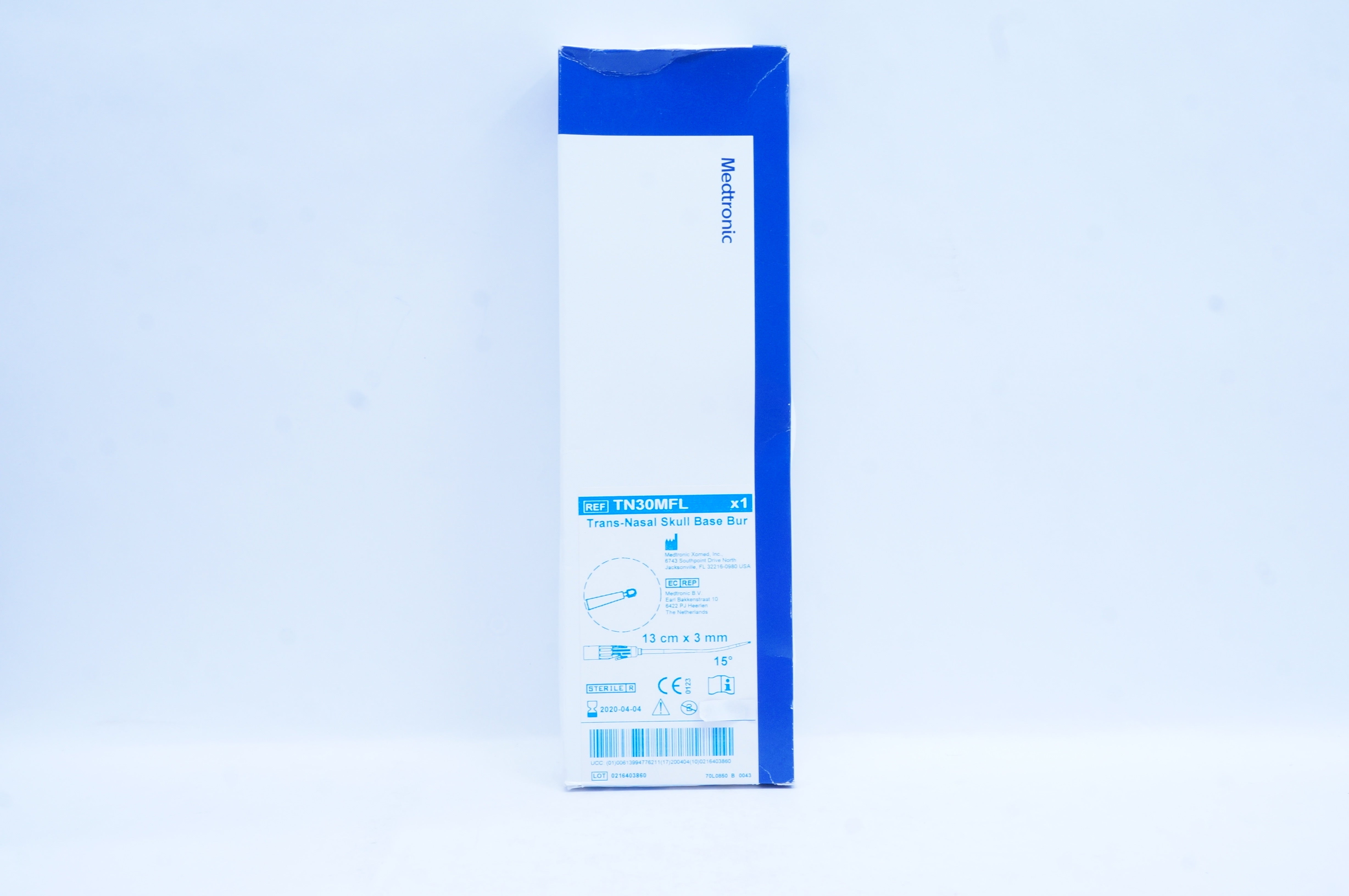 Medtronic TN30MFL Trans-Nasal Skull Base Bur 13 cm x 3 mm, 15 Degree (x)