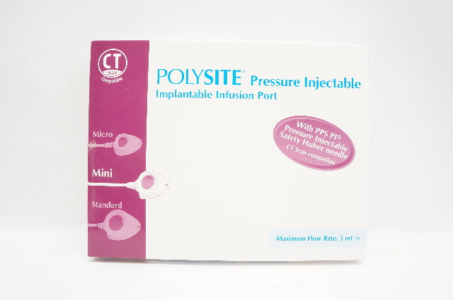 Arrow 3017SPI Perouse Polysite Pressure Injectable Implantable Infusion Port 7F