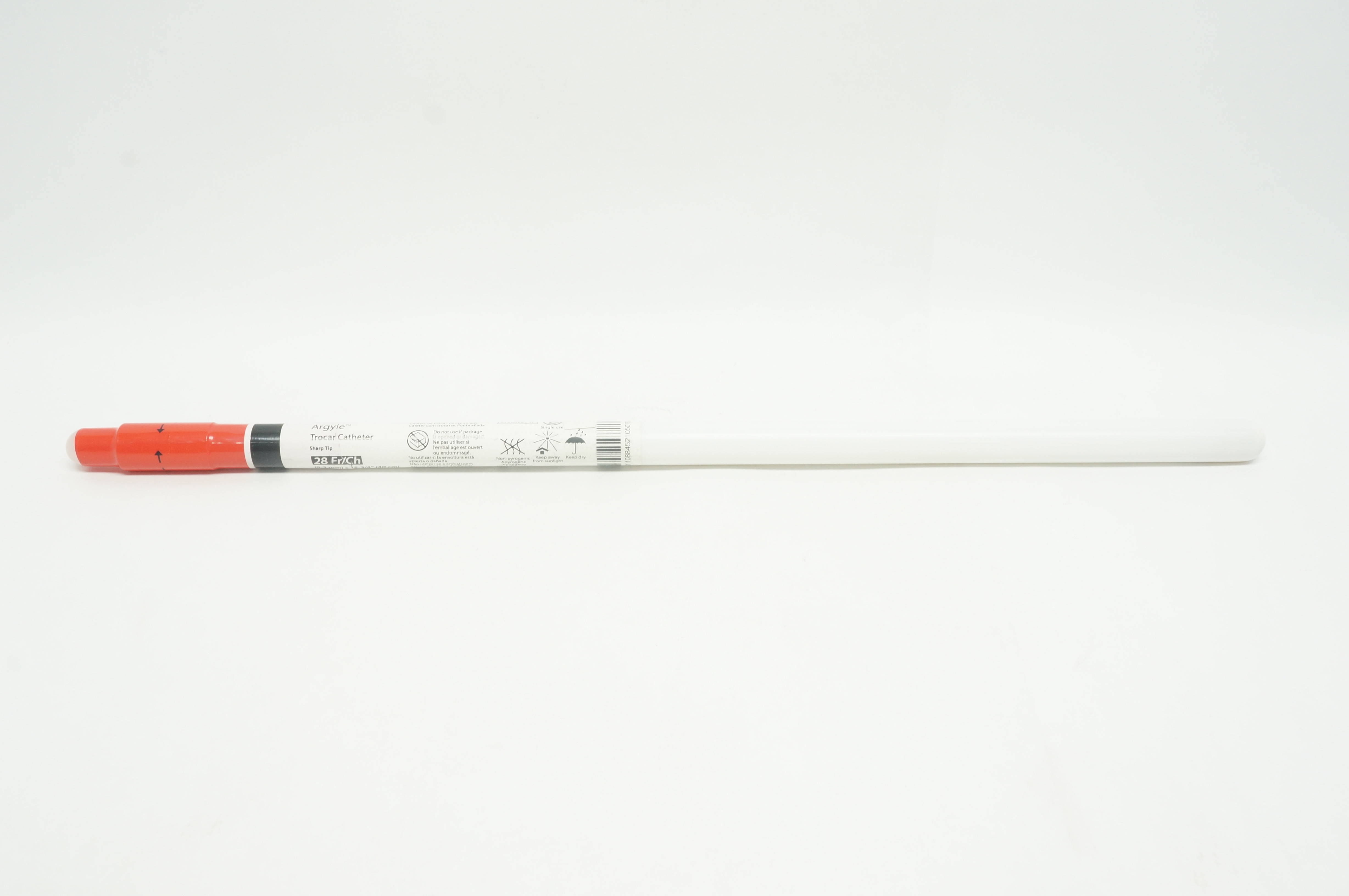 Covidien 8888561068 Argyle Trocar Cath Sharp Tip 28Fr.