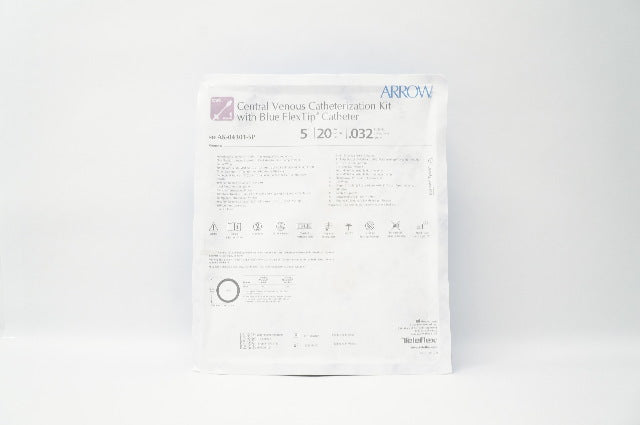 Arrow AK-04301-SP Central Venous Catheterization Kit 5Fr x 20cm x .032inch