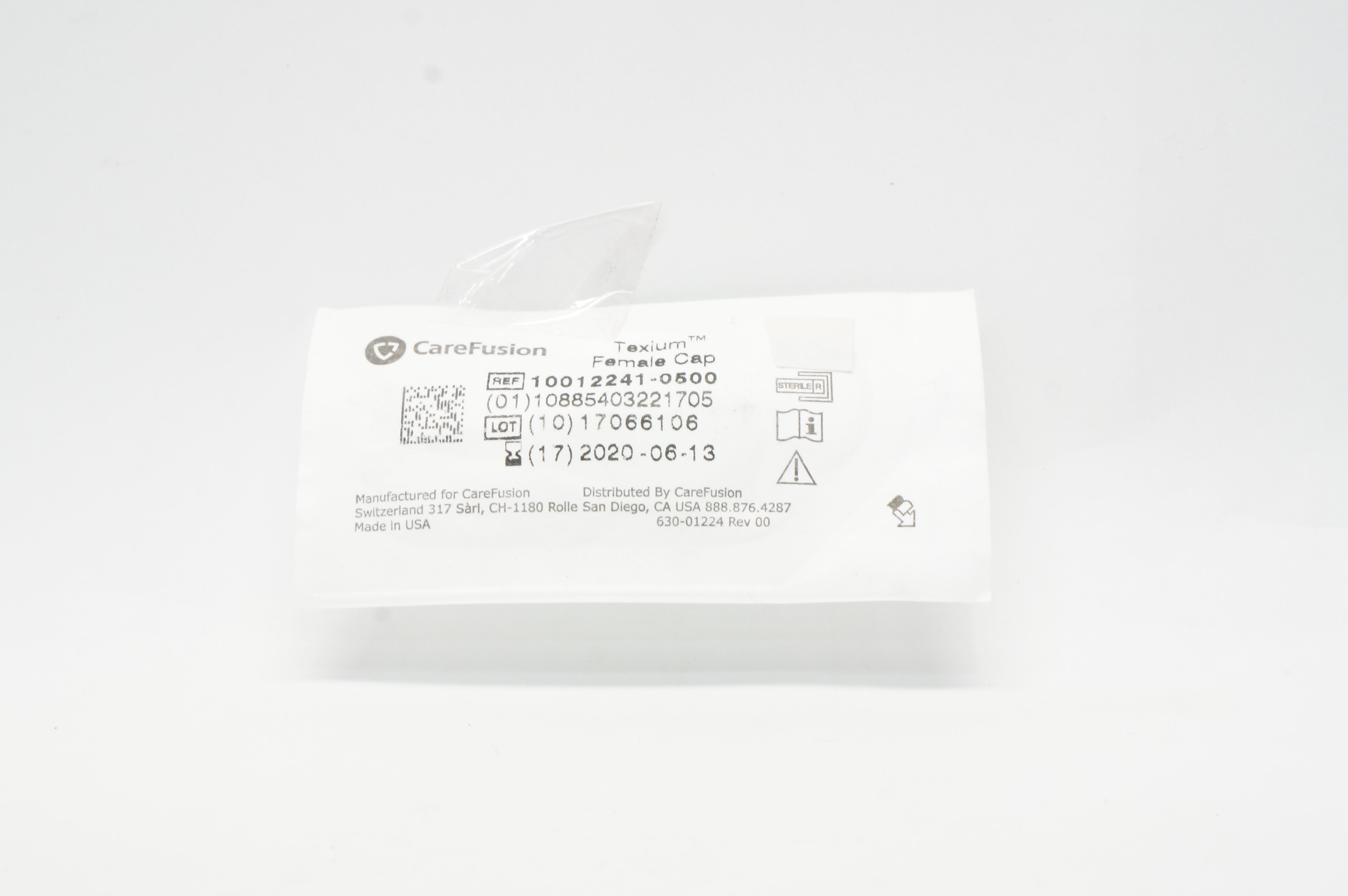 CareFusion 10012241-0500 Texium Female Cap (x)