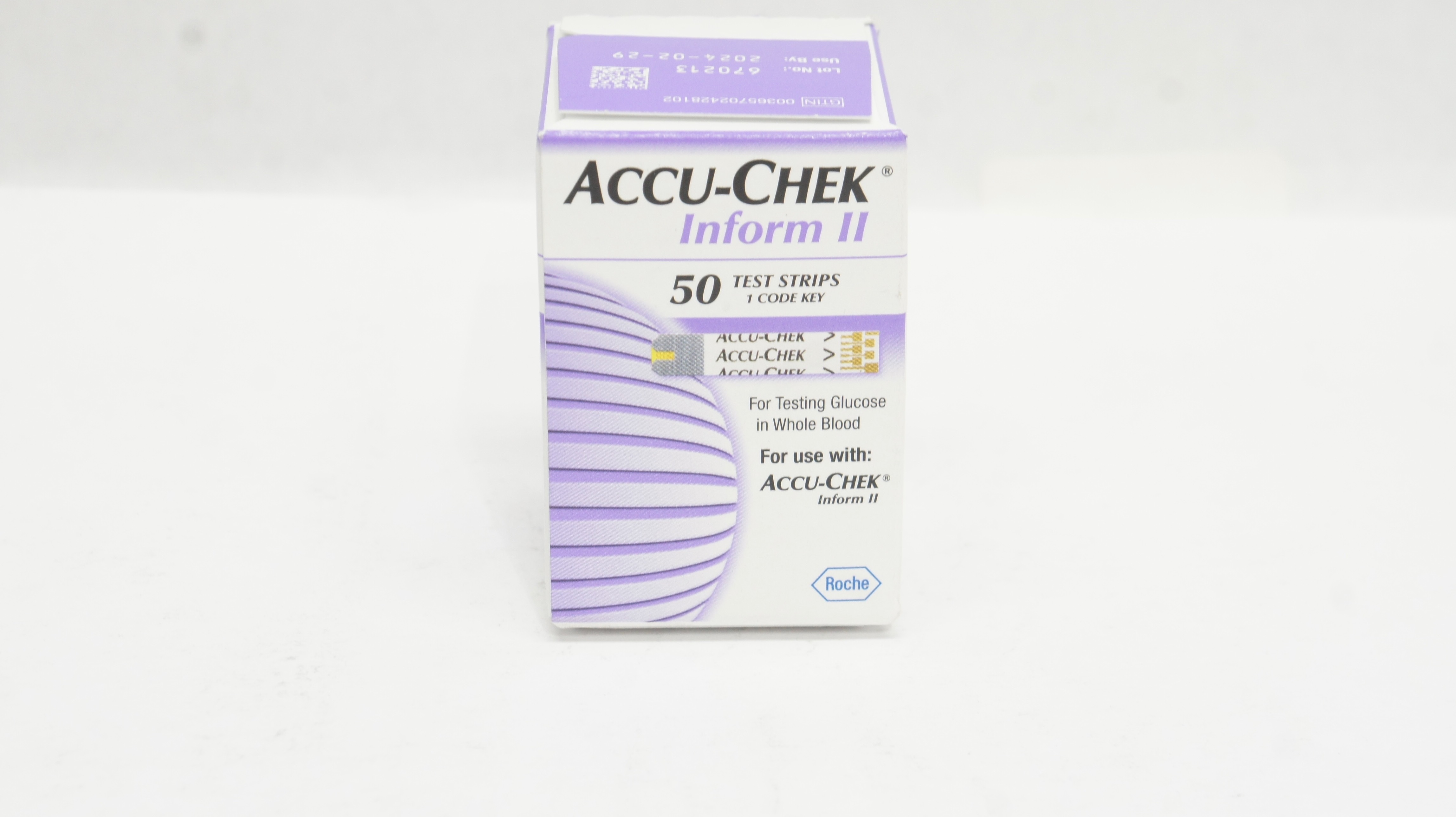 Roche 05942861001 Accu-Chek InformII Test Strips For Testing Glucose - Box of 50