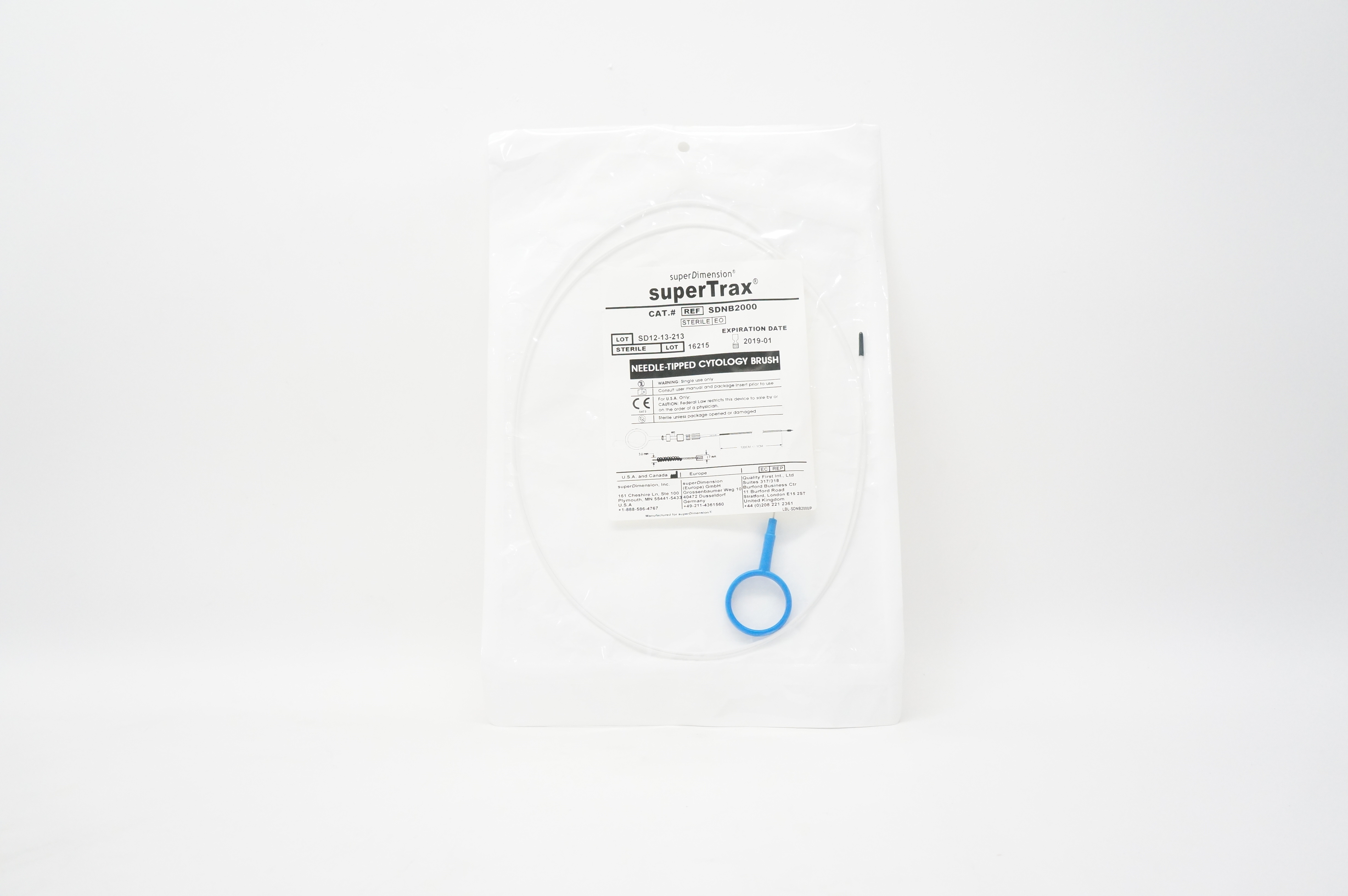 SuperDimension SDNB2000 SupernTrax Needle-Tipped Cytology Brush (x)