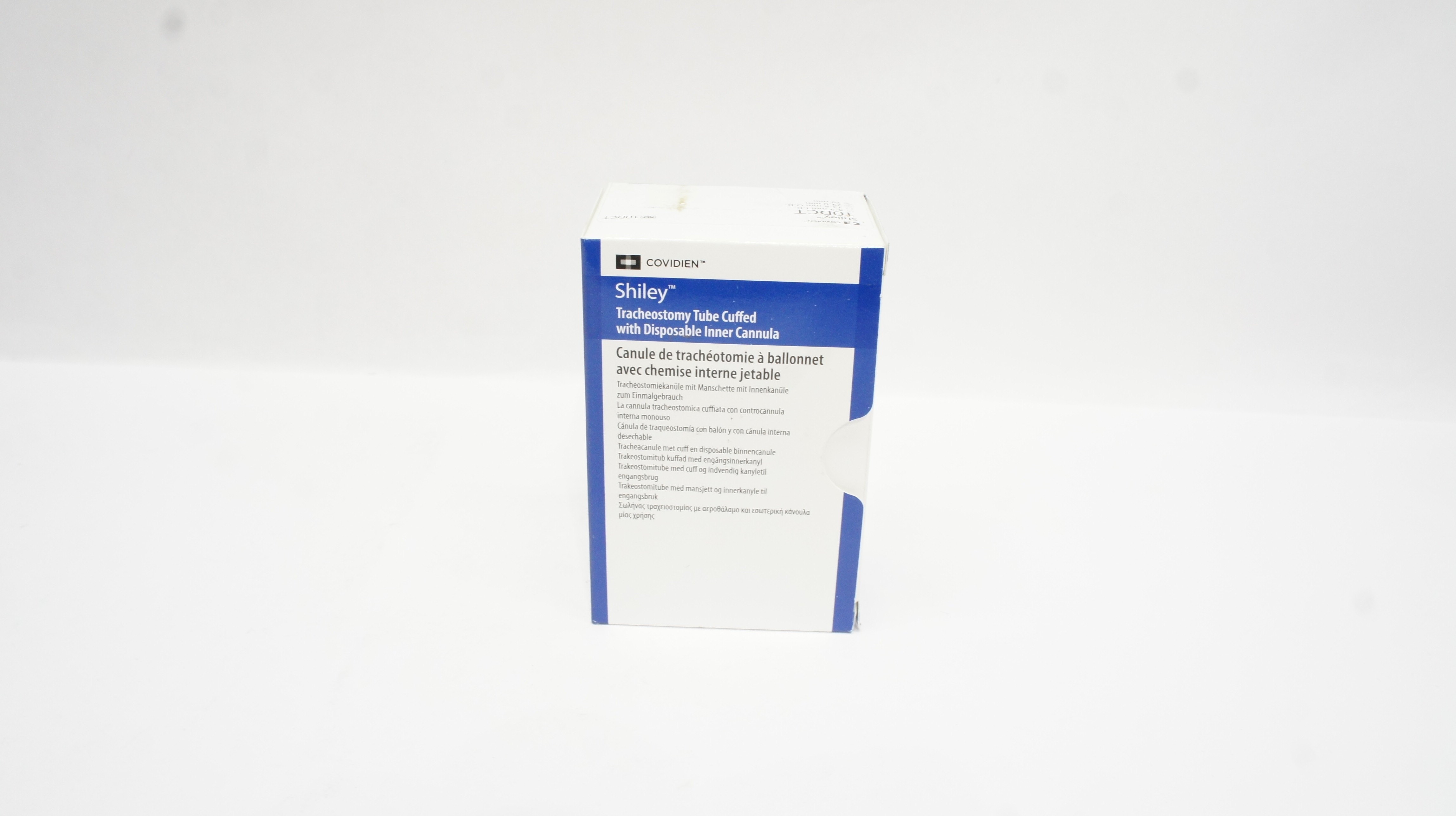 Covidien 10DCT Shiley Tracheostomy Tube Cuffed 8.9ID x 13.8 OD x 29.0 x 79mm