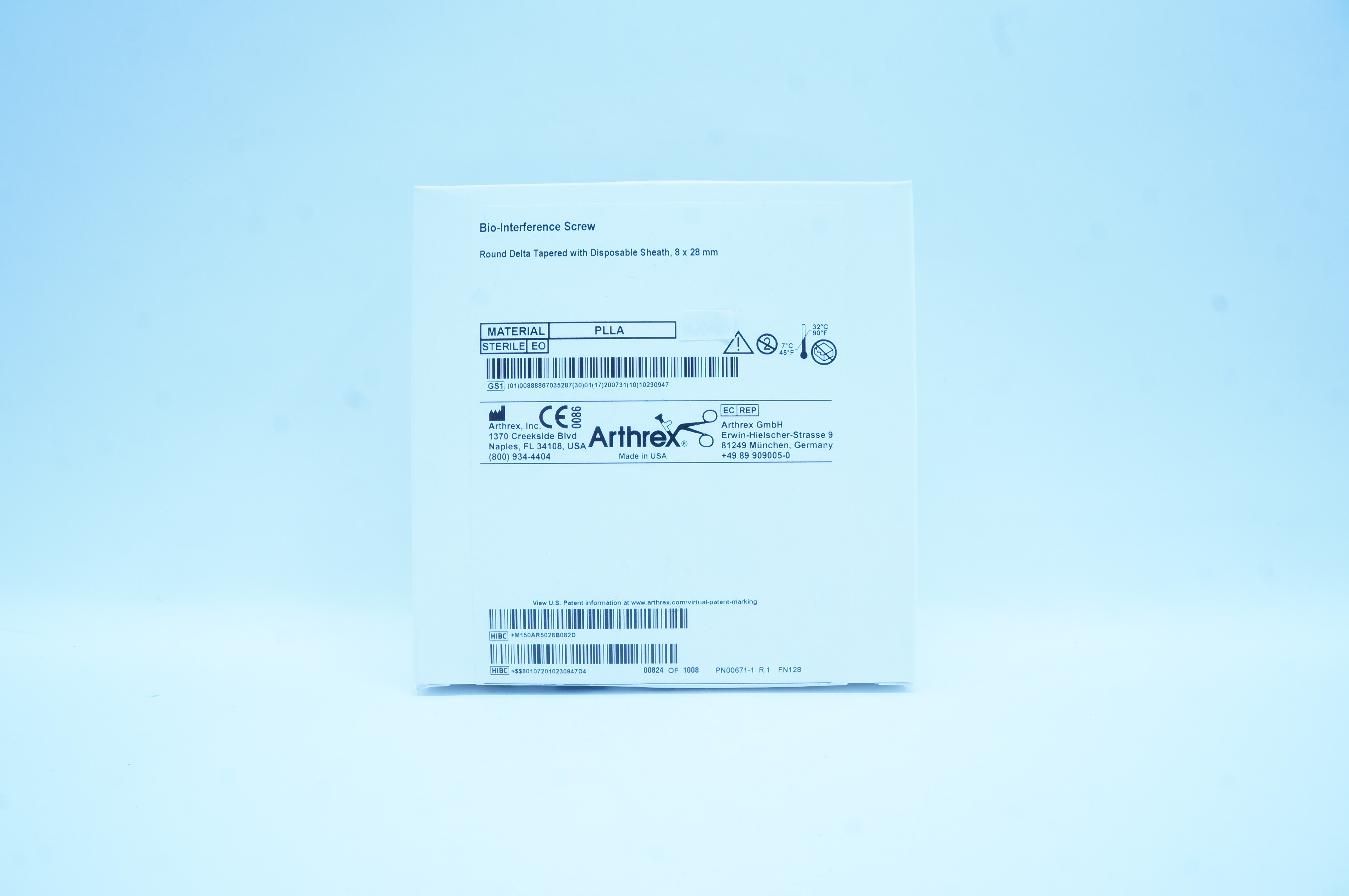 Arthrex AR-5028B-08 Bio-Interference Screw 8 x 28mm (x)