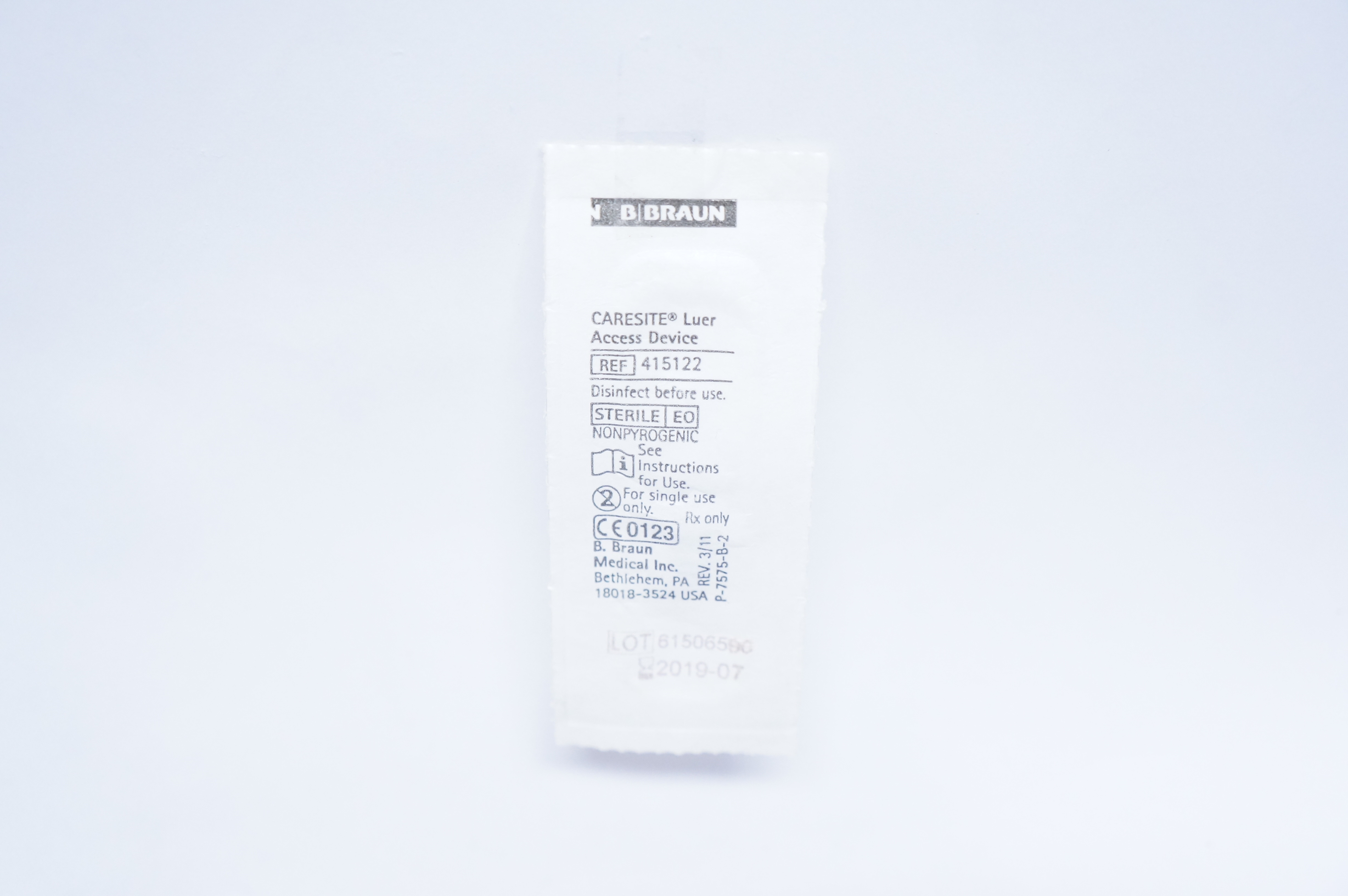 Braun 415122 CARESITE Luer Access Device (x)