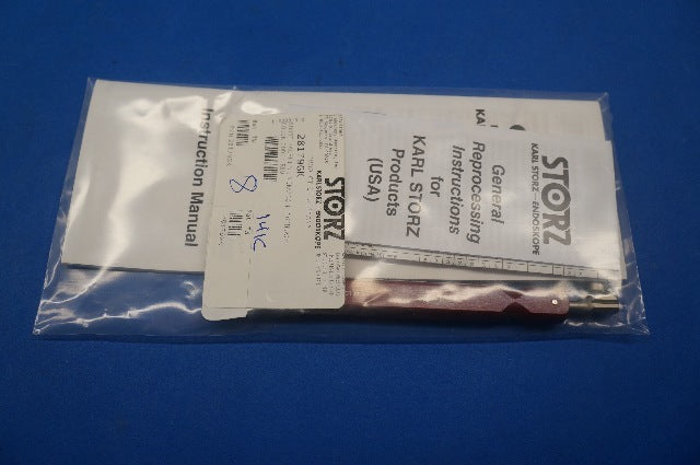 Karl Storz 28179GK Half Pipe Short, Working Length 80 mm