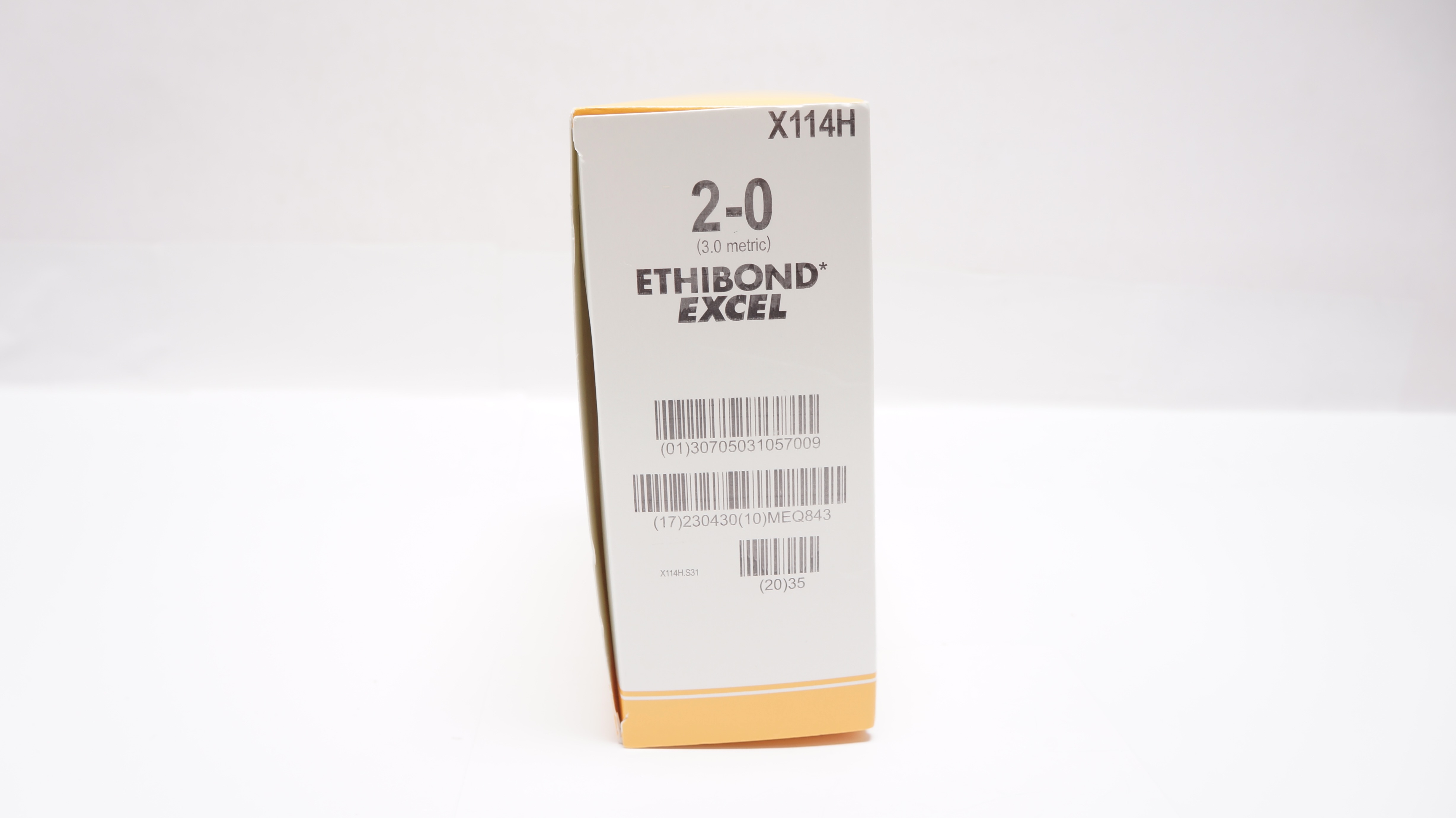 Ethicon X114H 2-0 Ethibond Excel, UCL 13mm 1/2c Taper, 27inch (x) - Box of 35