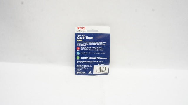 CVS Health 310412 All Purpose Cloth Tape 1 Roll 1inch x 10yard