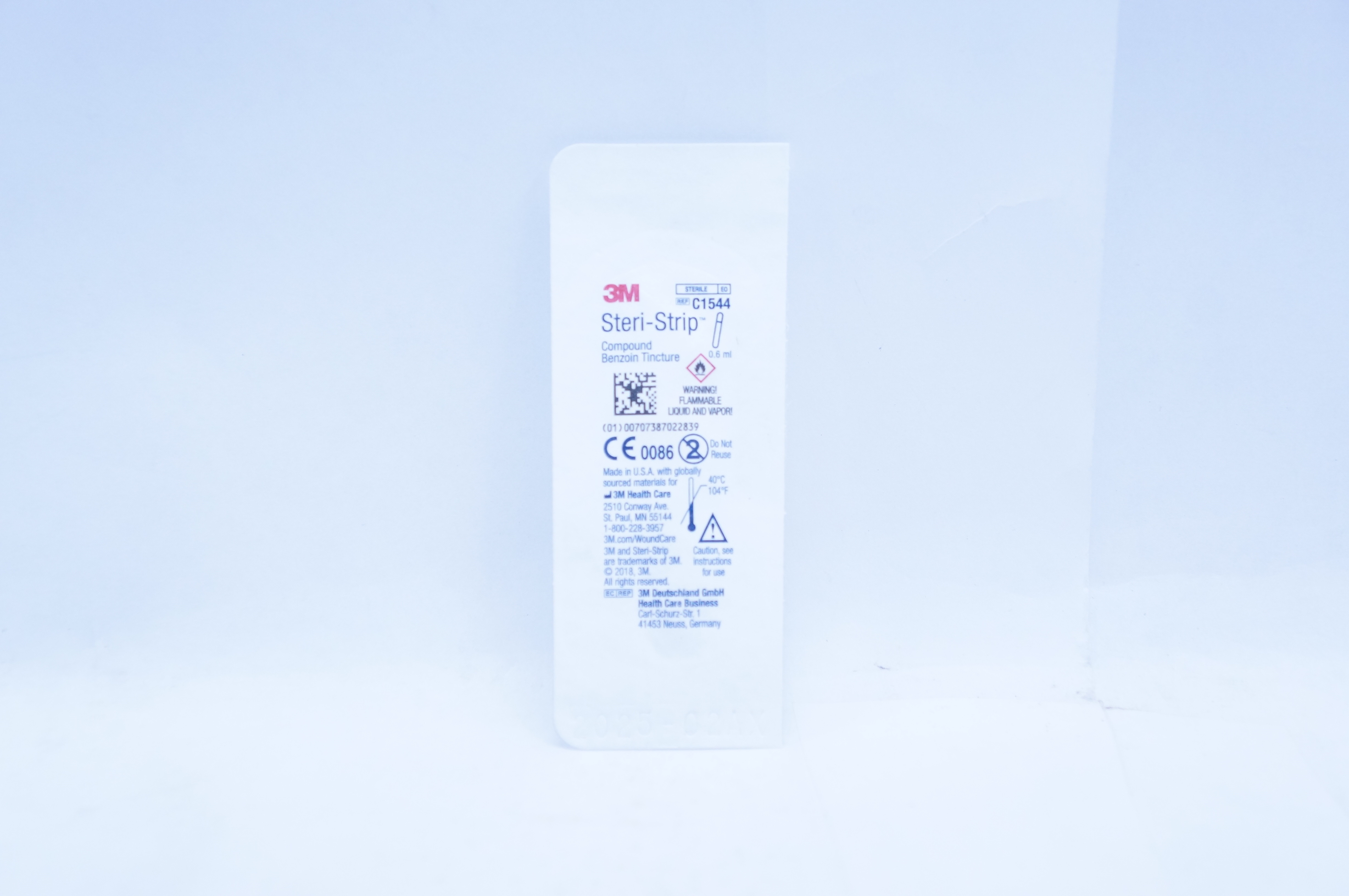 3M C1544 Steri-Strip Compound Benzoin Tincture 0.6ml