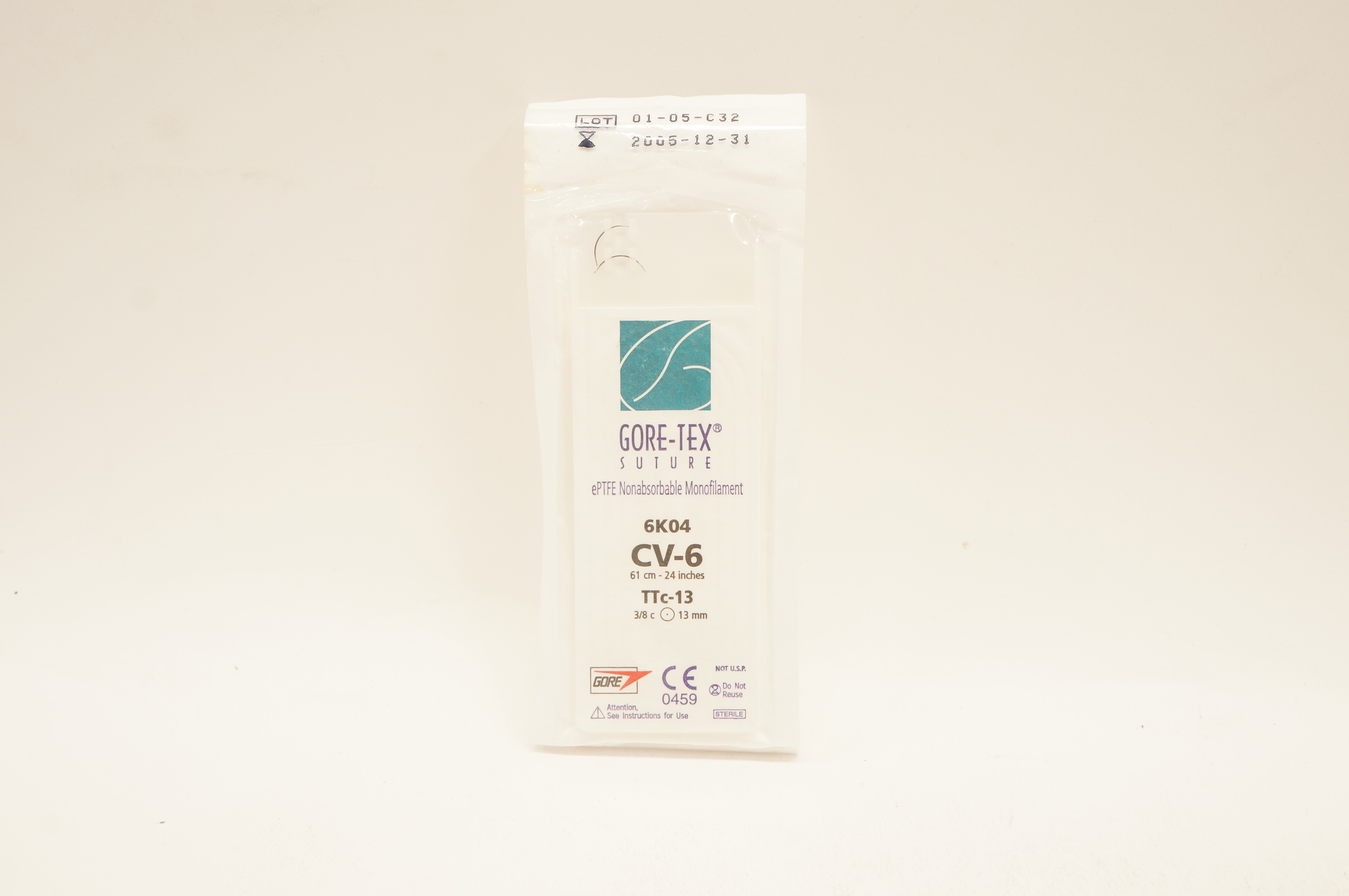 Gore 6K04 CV-6 Gore-Tex Stre. TTc-13 3/8c 13mm 24inch (x)