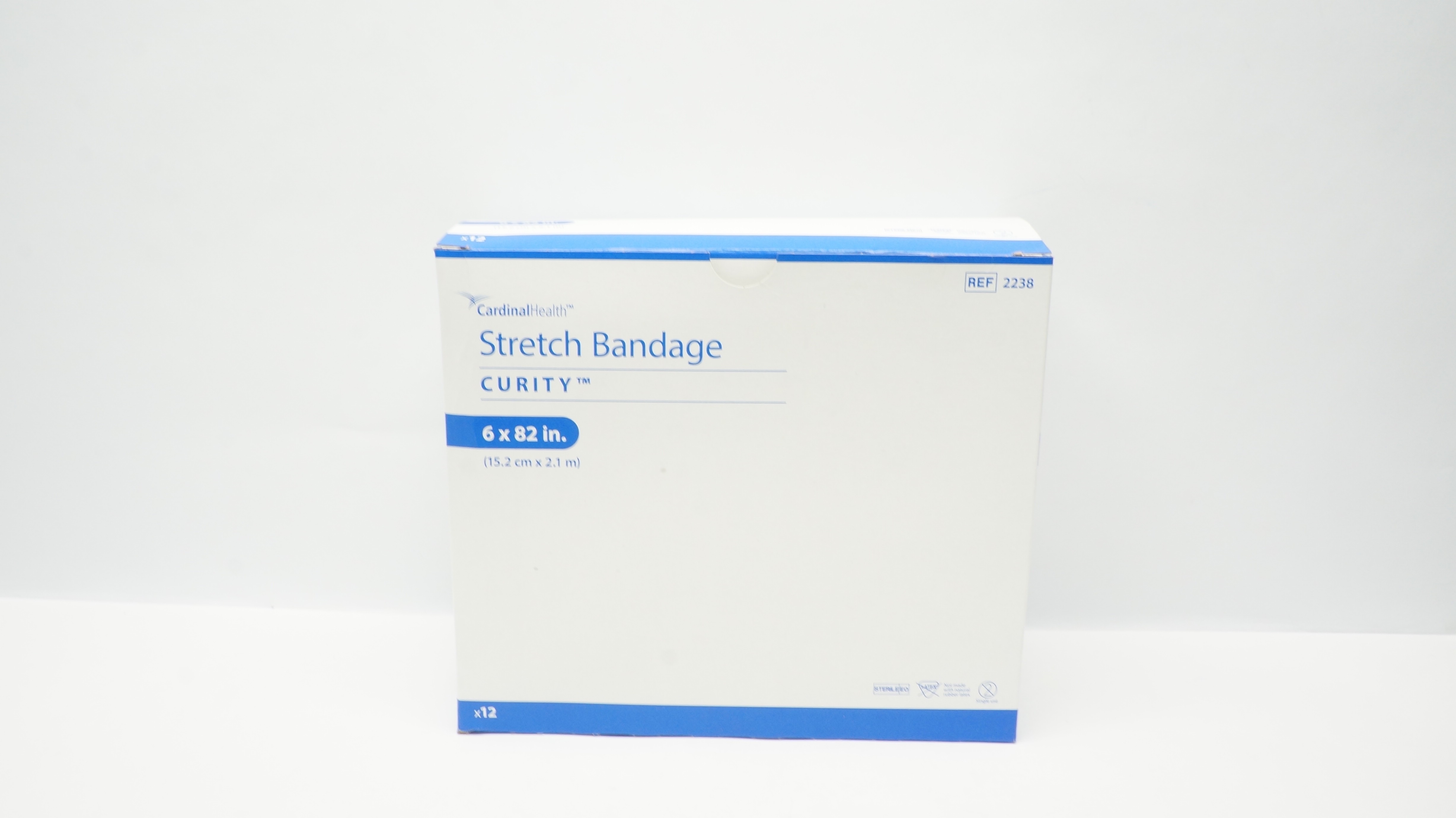 Cardinal Health 2238 Curity Stretch Bandage, 6 x 82 inch - Box of 12