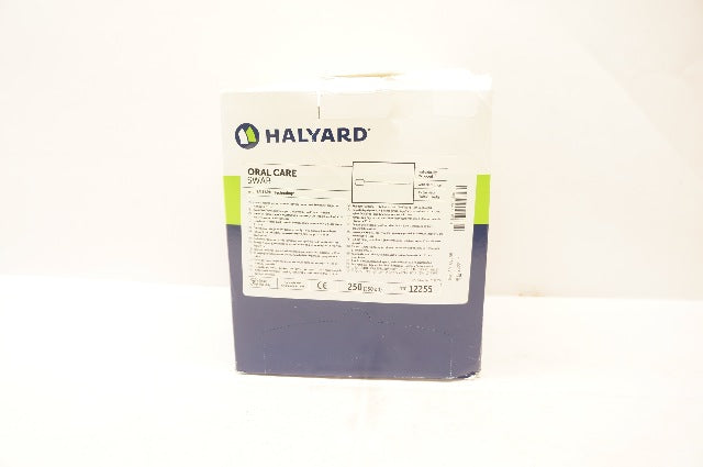 Halyard 12255 Oral Care Swab with Plastic Handle 6inch (x) - Box of 250