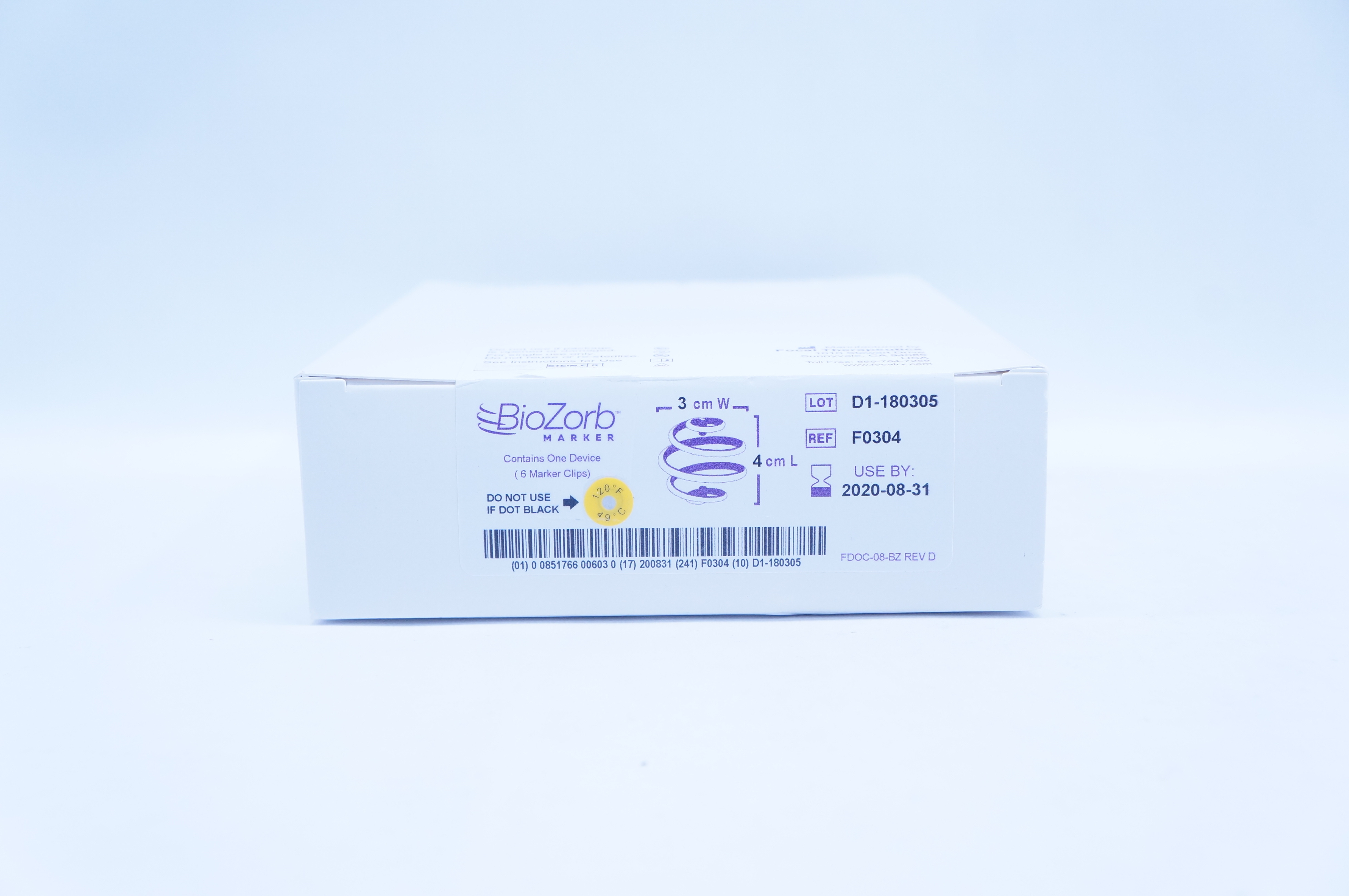 Focal Therapeutics F0304 Biozorb Marker 6 Clips, 3cm x 4cm (x)