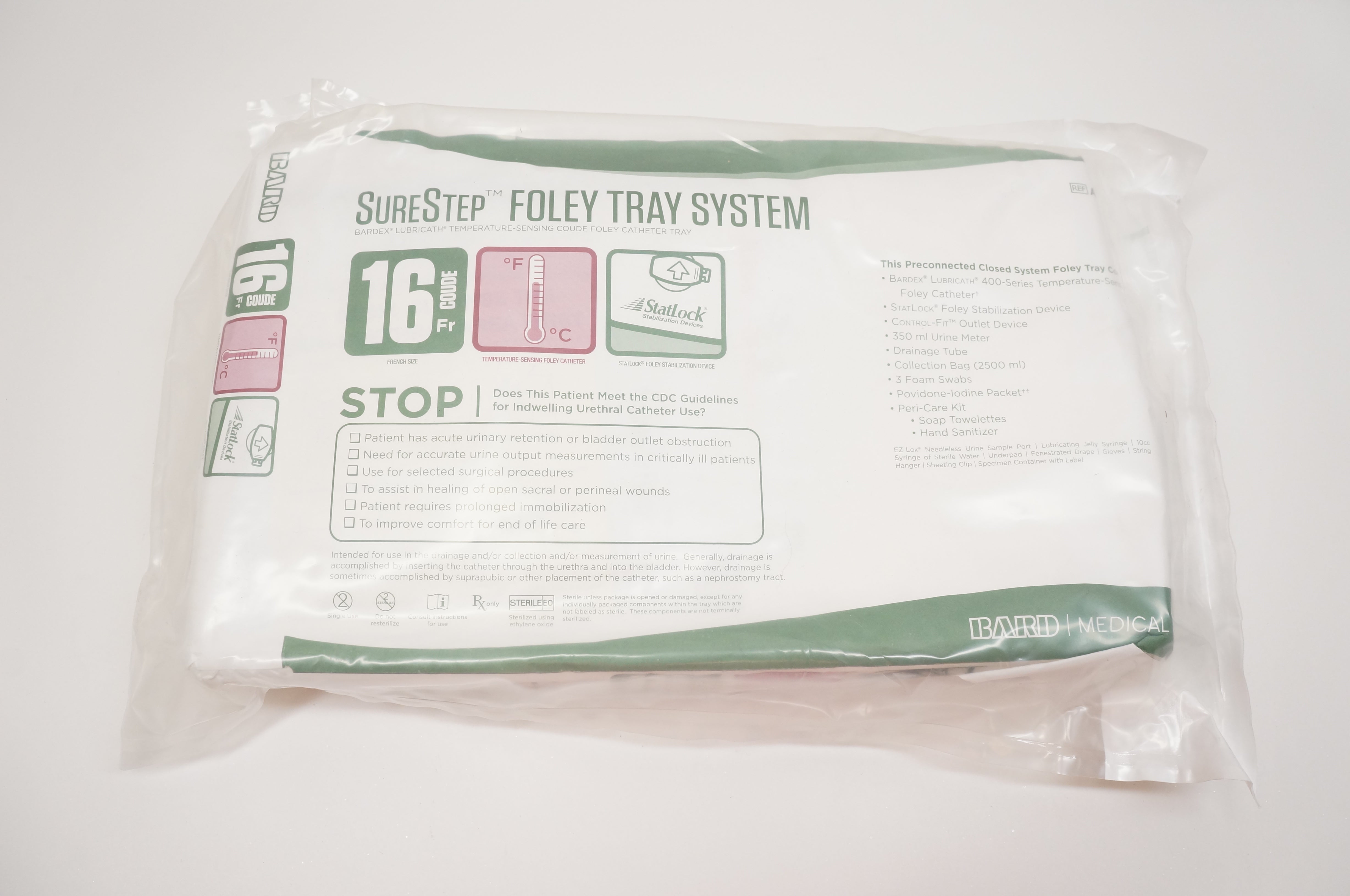 Bard A344916 SureStep Foley Tray System 16Fr.