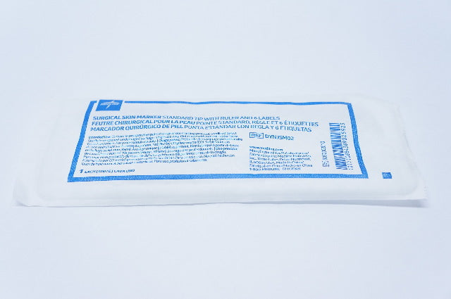 Medline DYNJSM02 Surgical Skin Marker Standard Tip With Ruler and 6 Labels