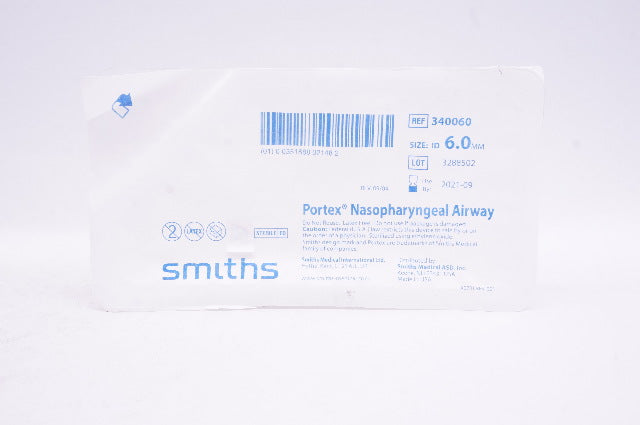 Smith Medical 340060 Portex Nasopharyngeal Airway 6.0mm