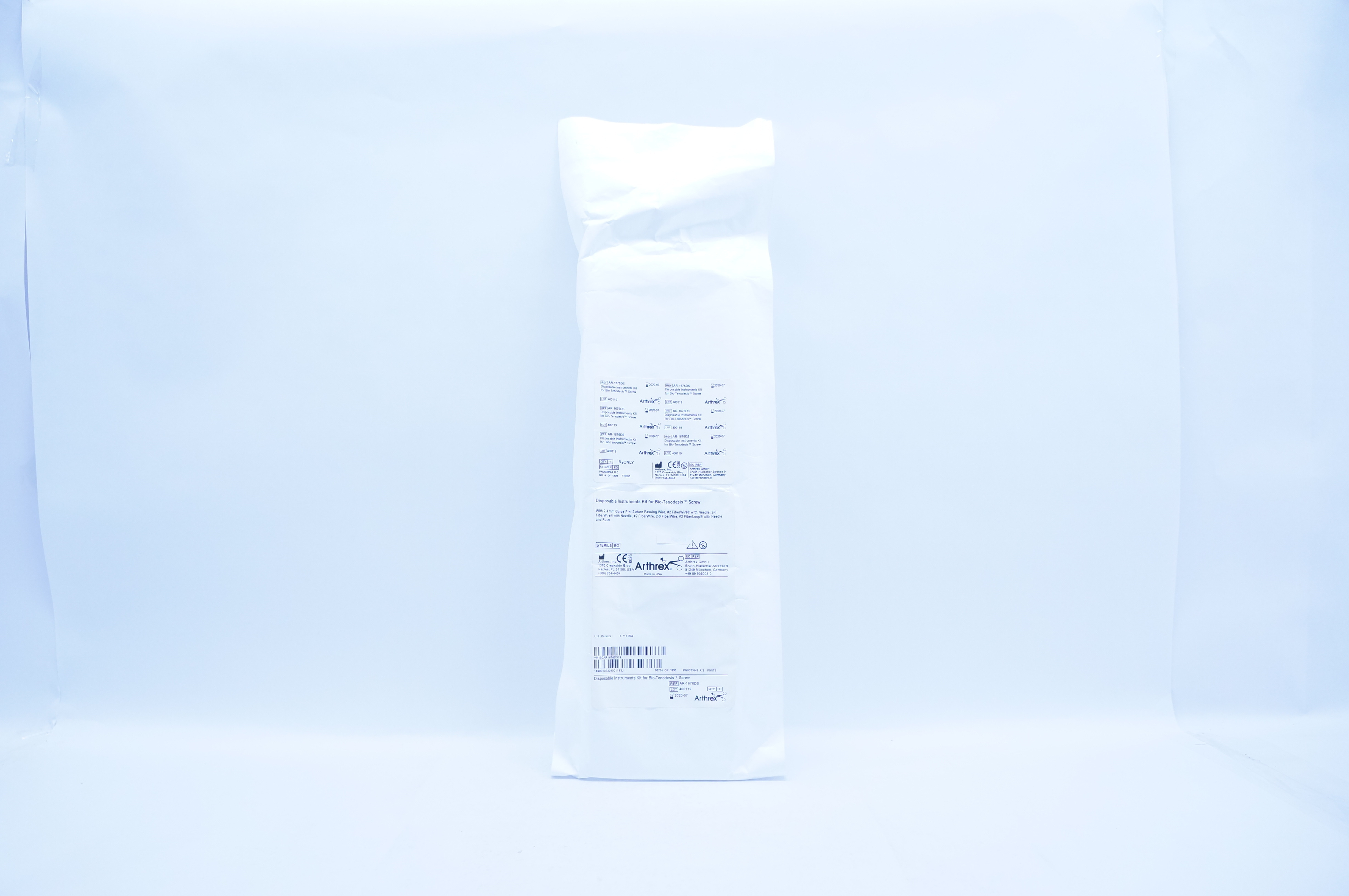 Arthrex AR-1676DS Disposable Instruments Kit for Bio-Tenodesis Screw (x)