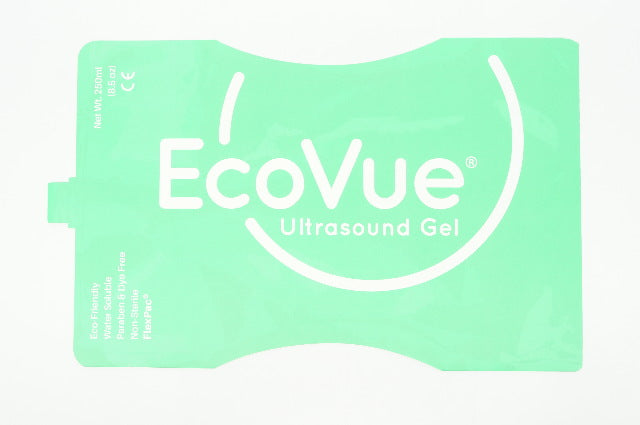 HR Pharmaceuticals EcoVue Ultrasound Gel Eco-Friendly FlexPac 8.5oz