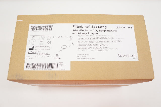 Microstream 007768 FilterLine Set Long Adult-Pediatric CO2 Sampling - Box of 25