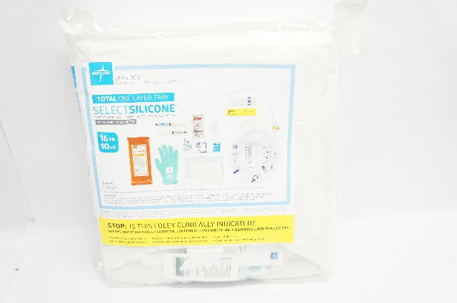 Medline Total One Layer Tray Simplylatex Cath. Tray 16Fr.,10mL