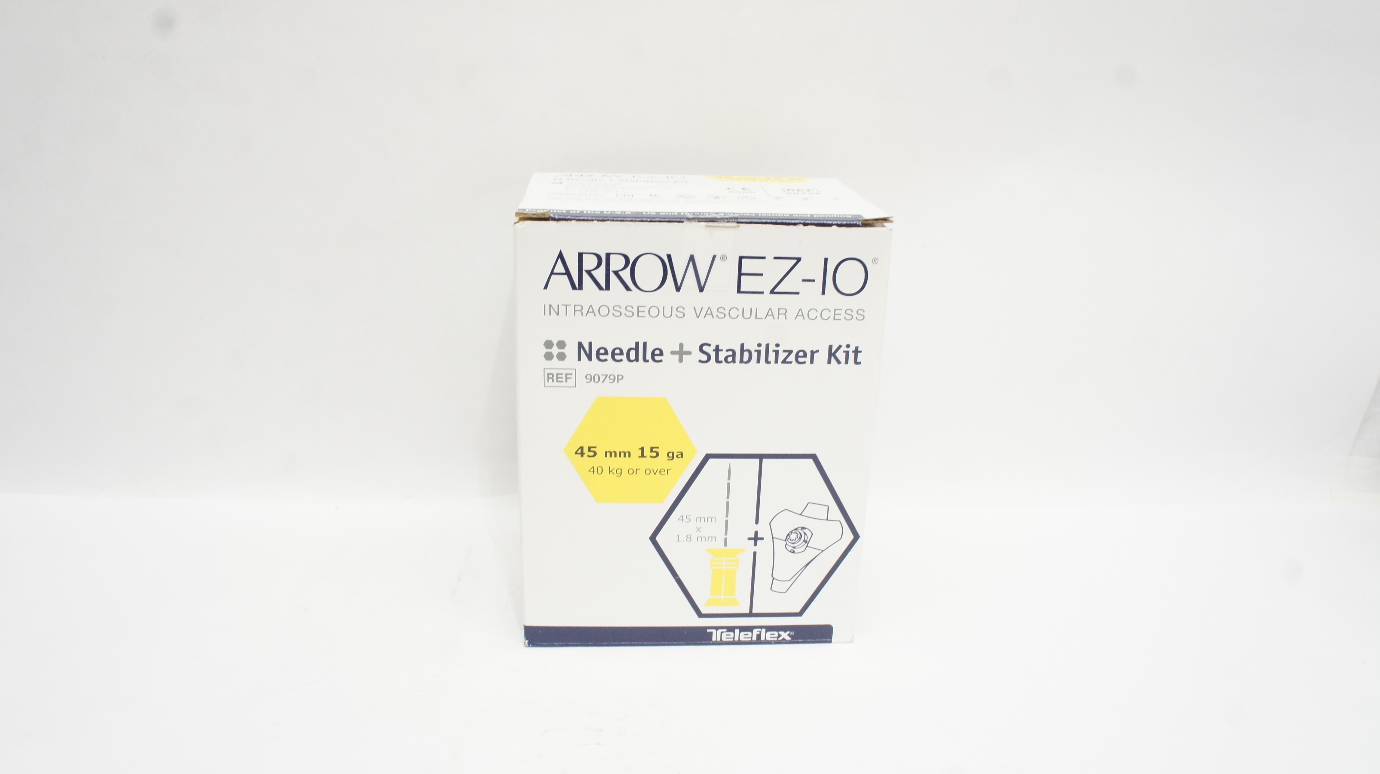 Teleflex 9079P Arrow EZ-IO Ndle + Stabilizer Kit 40kg< 15ga x 45mm -Box