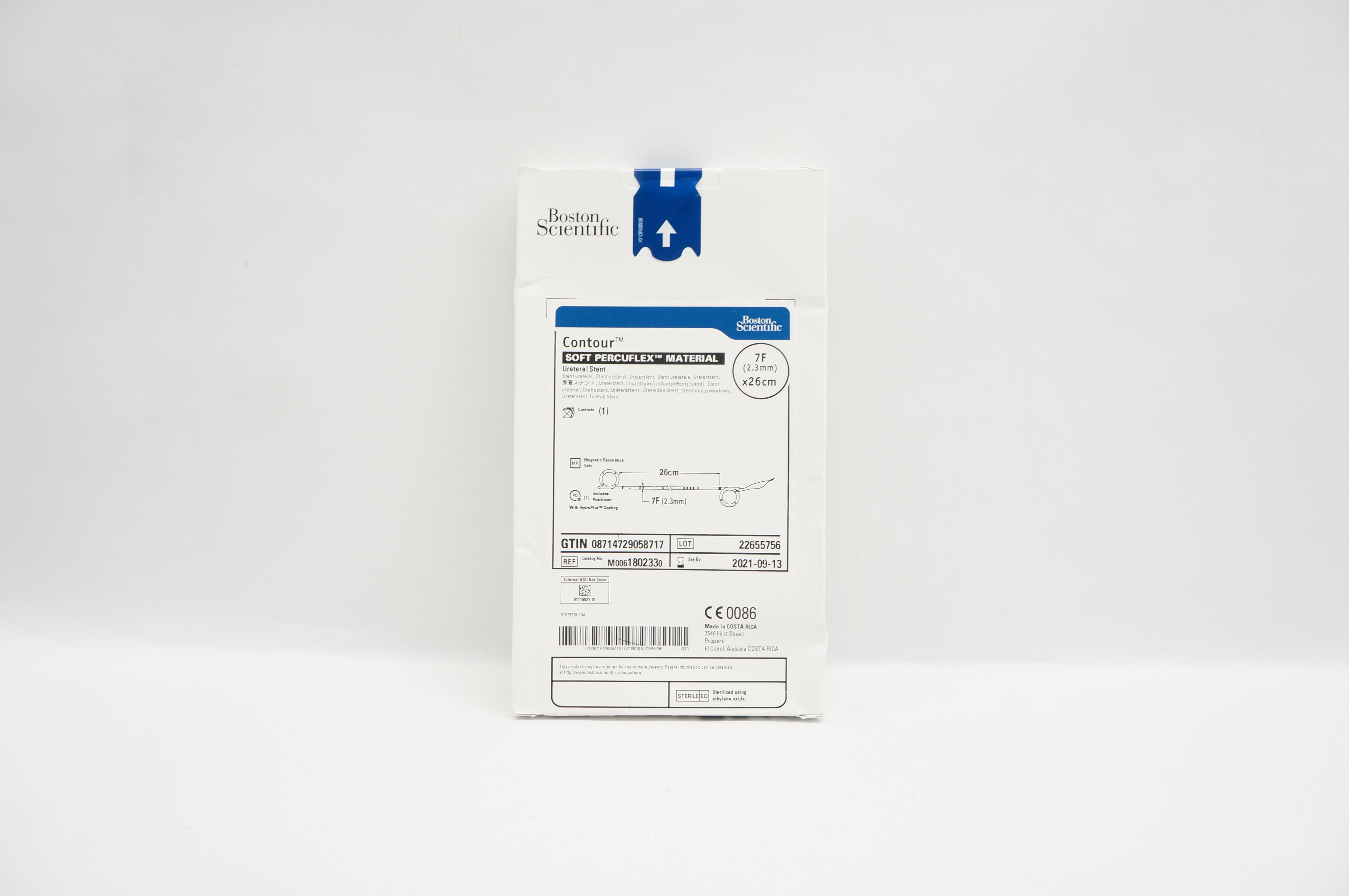 Boston Scientific 180233 Contour Ureteral Stnt 7F x 26cm (x)