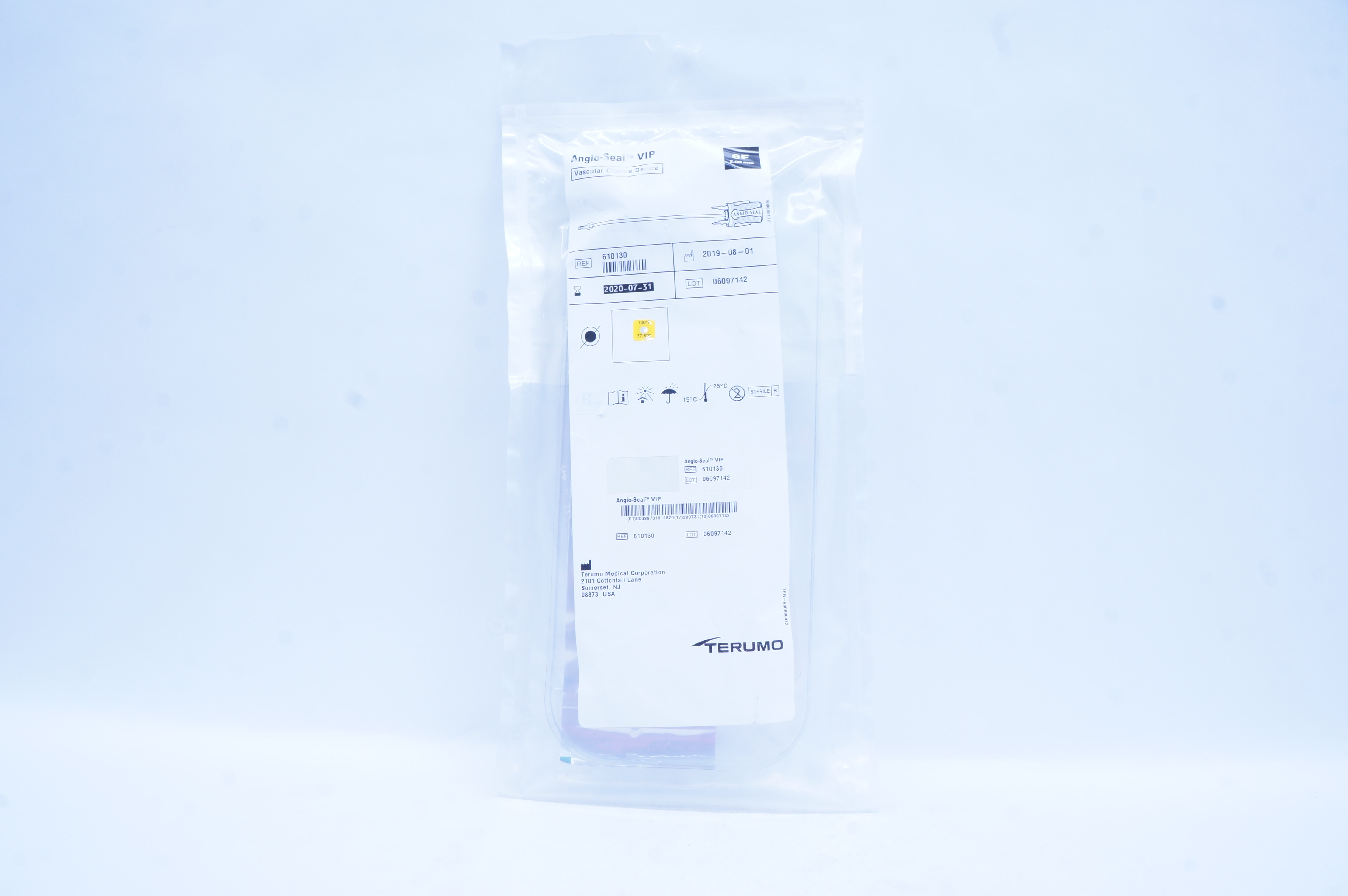 Terumo 610130 Angio-Seal VIP Vascular Closure Device 6F (x)