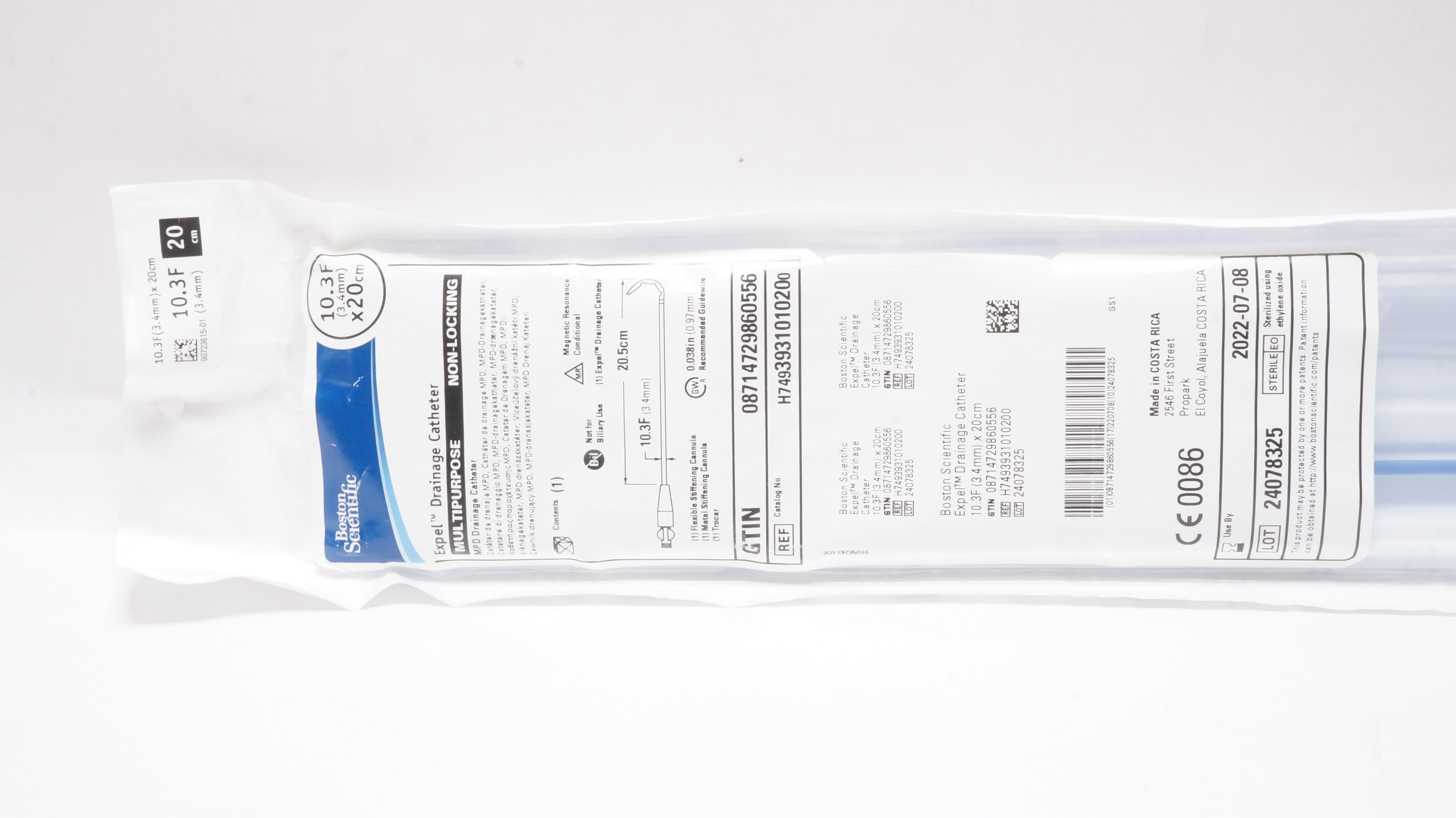 Boston Scientific H7493931010200 Expel MPD Drainage Cath. 10.3F x 20cm (x)