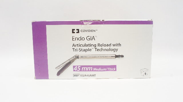 Covidien EGIA45AMT Endo GIA Articulating Reload With Tri-Staple Technology 45mm Medium/Thick - Box of 6