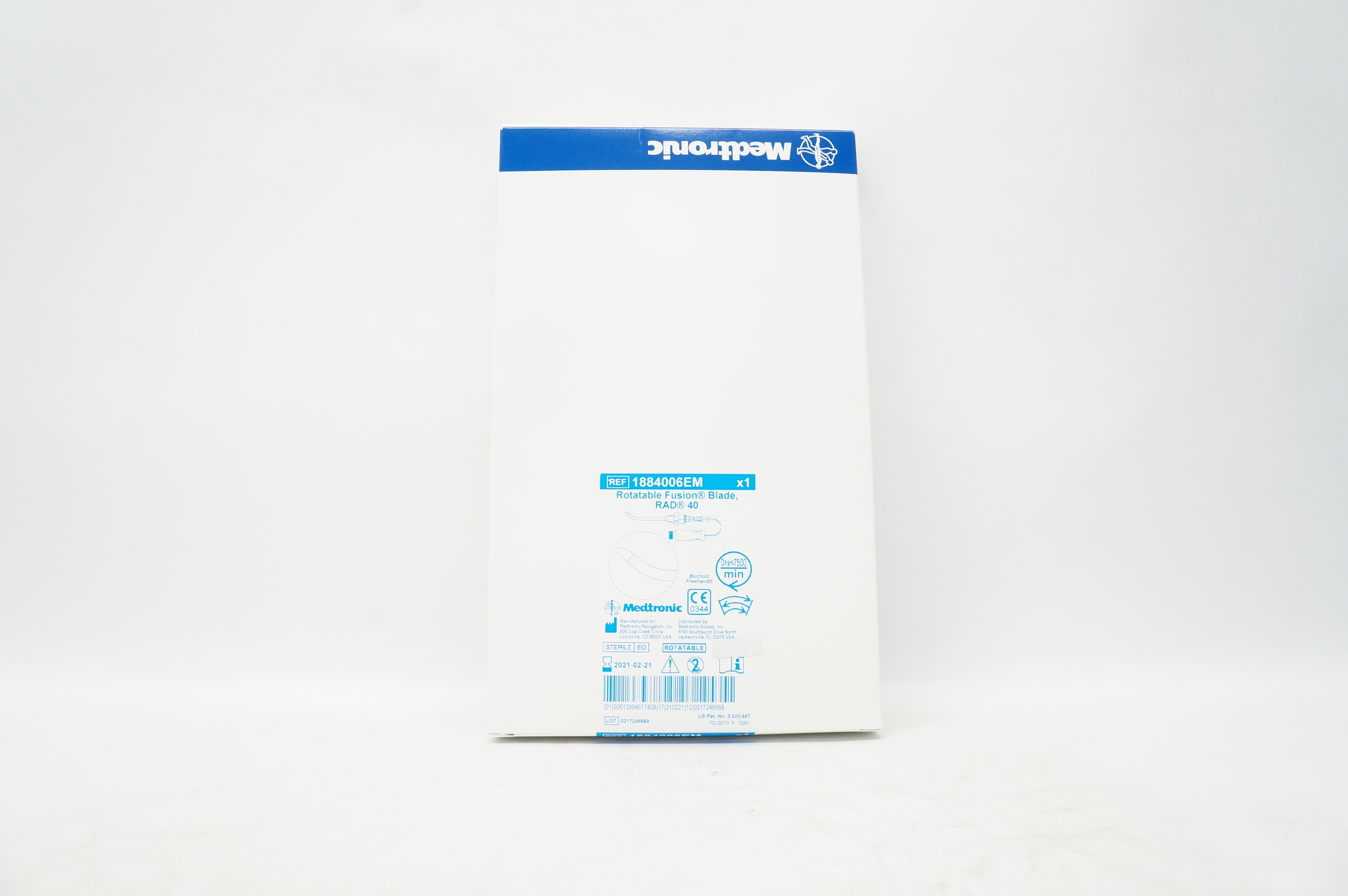 Medtronic 1884006EM Rotatable Fusion Blade RAD 40 0>x<7500/min (x)