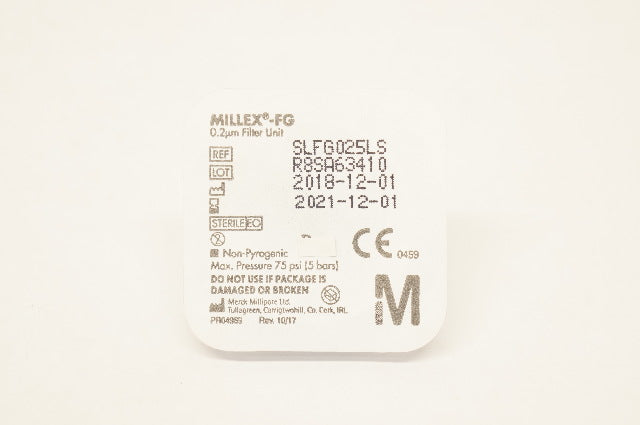 Millex-FG SLFG025LS Merck Millipore Filter Unit 0.20 µm, Non-Pyrogenic (x)