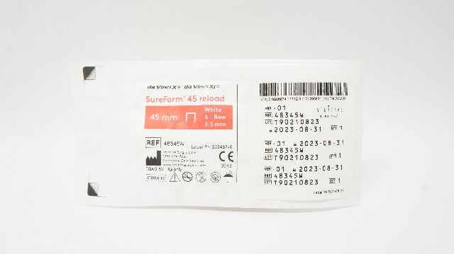 Intuitive Surgical 48345W Da Vinci Xi SureForm 45mm Reload 6 Row 2.5mm