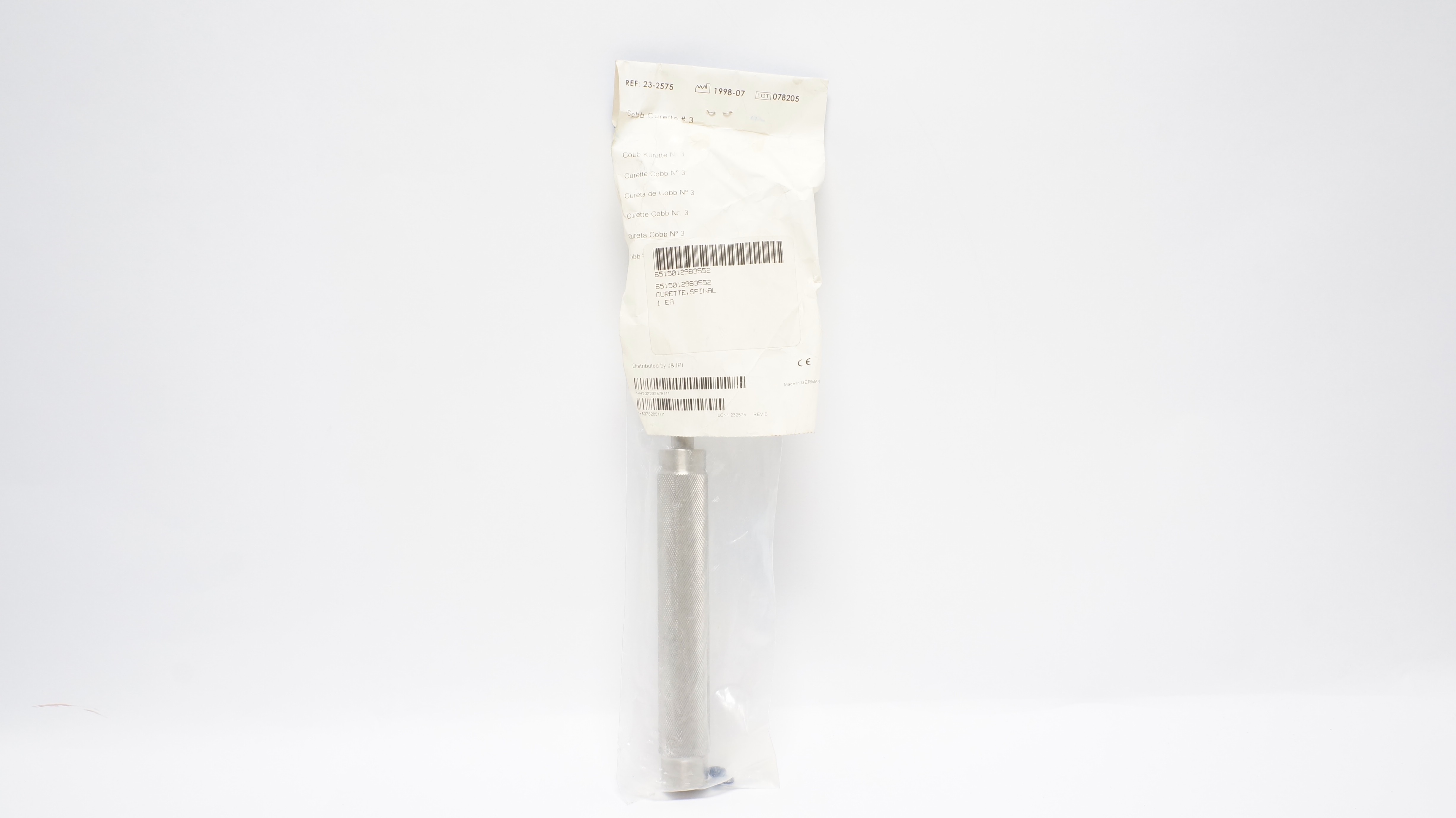 Codman 23-2572 Cobb Curette Size 3