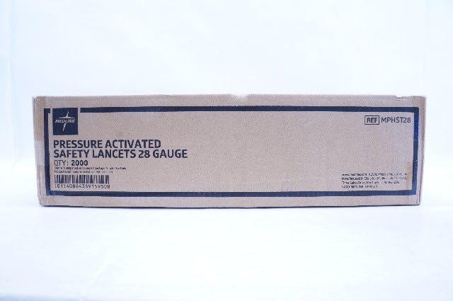 Medline MPHST28 Pressure Activated Safety Lancets 28G - Box of 2000