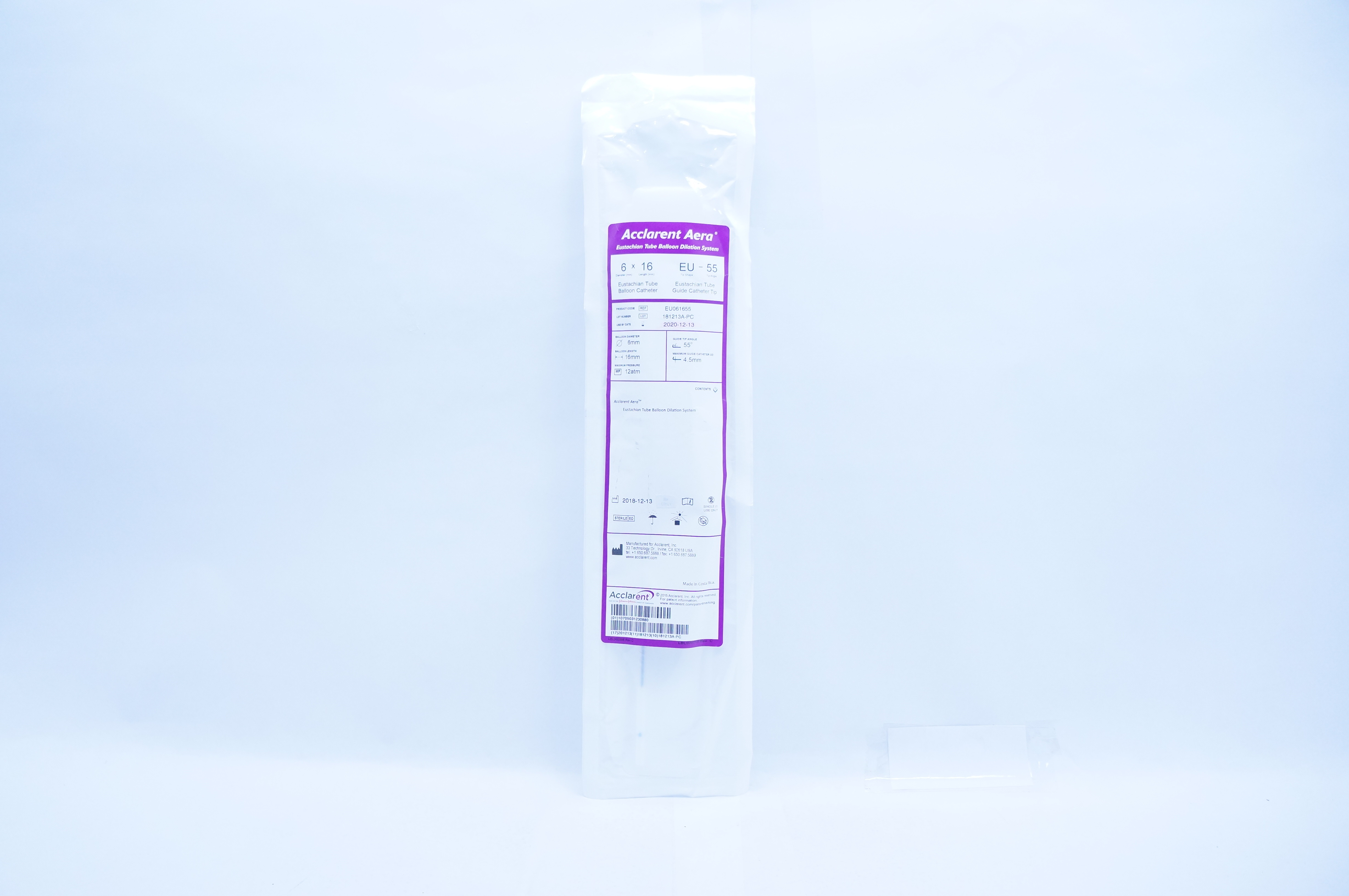 Acclarent EU061655 Aera Eustachian Tube Balloon Dilation System 6mm x 16mm