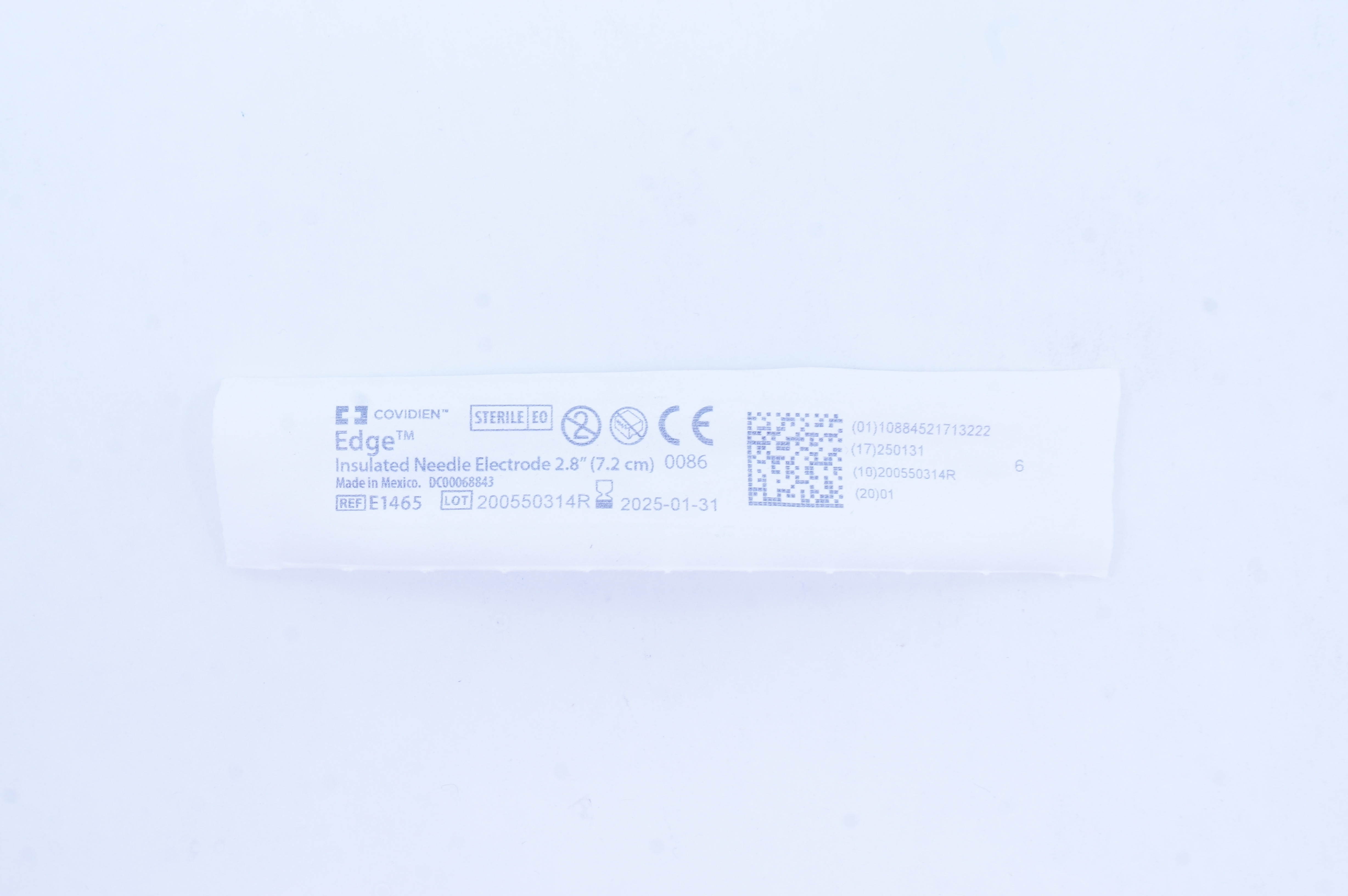 Covidien E1465 Edge Insulated Ndle Electrode 2.8inch