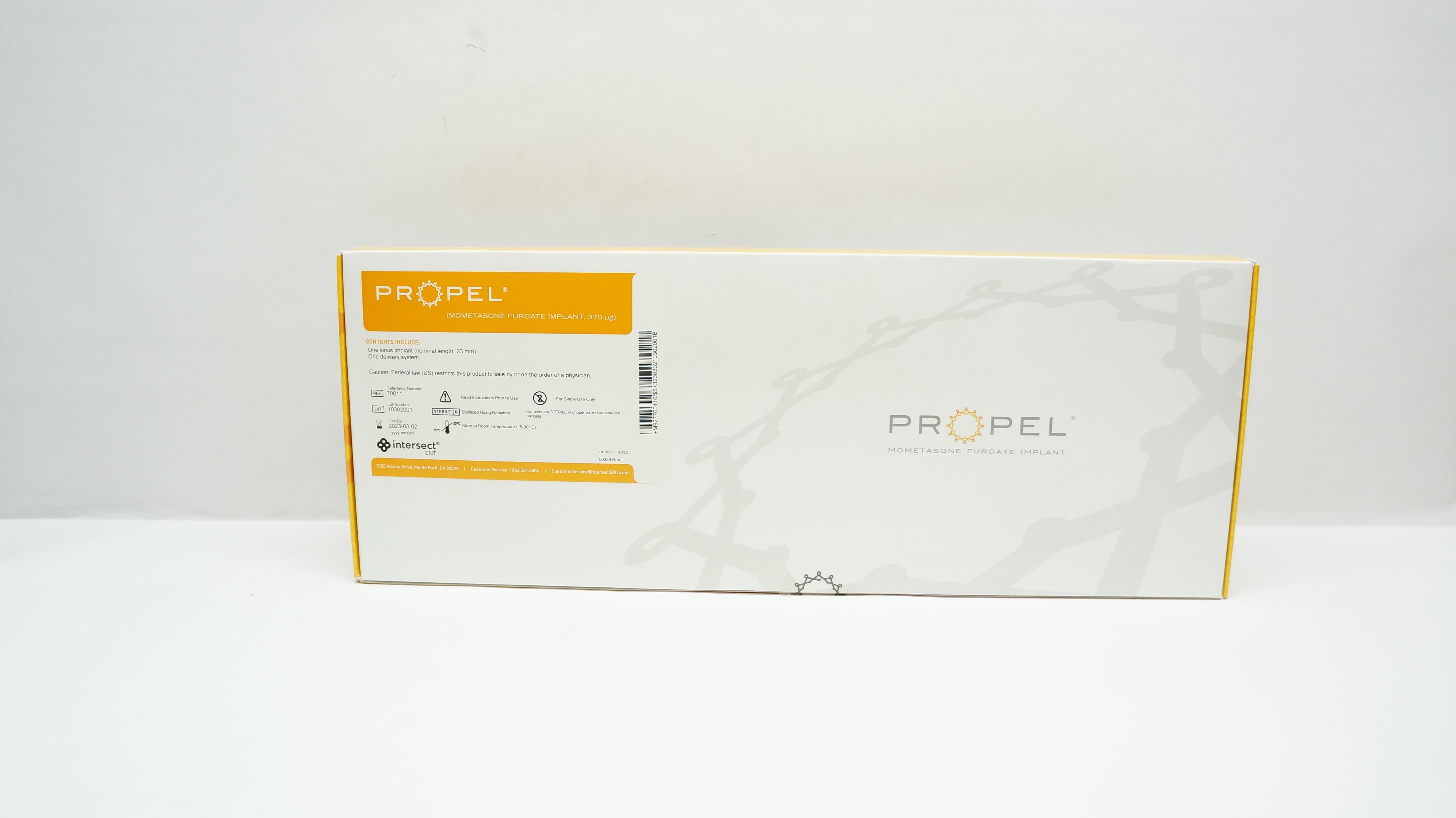 Intersect ENT 70011 Propel Mometasone Furoate Implant, 23mm 370 µg (x)