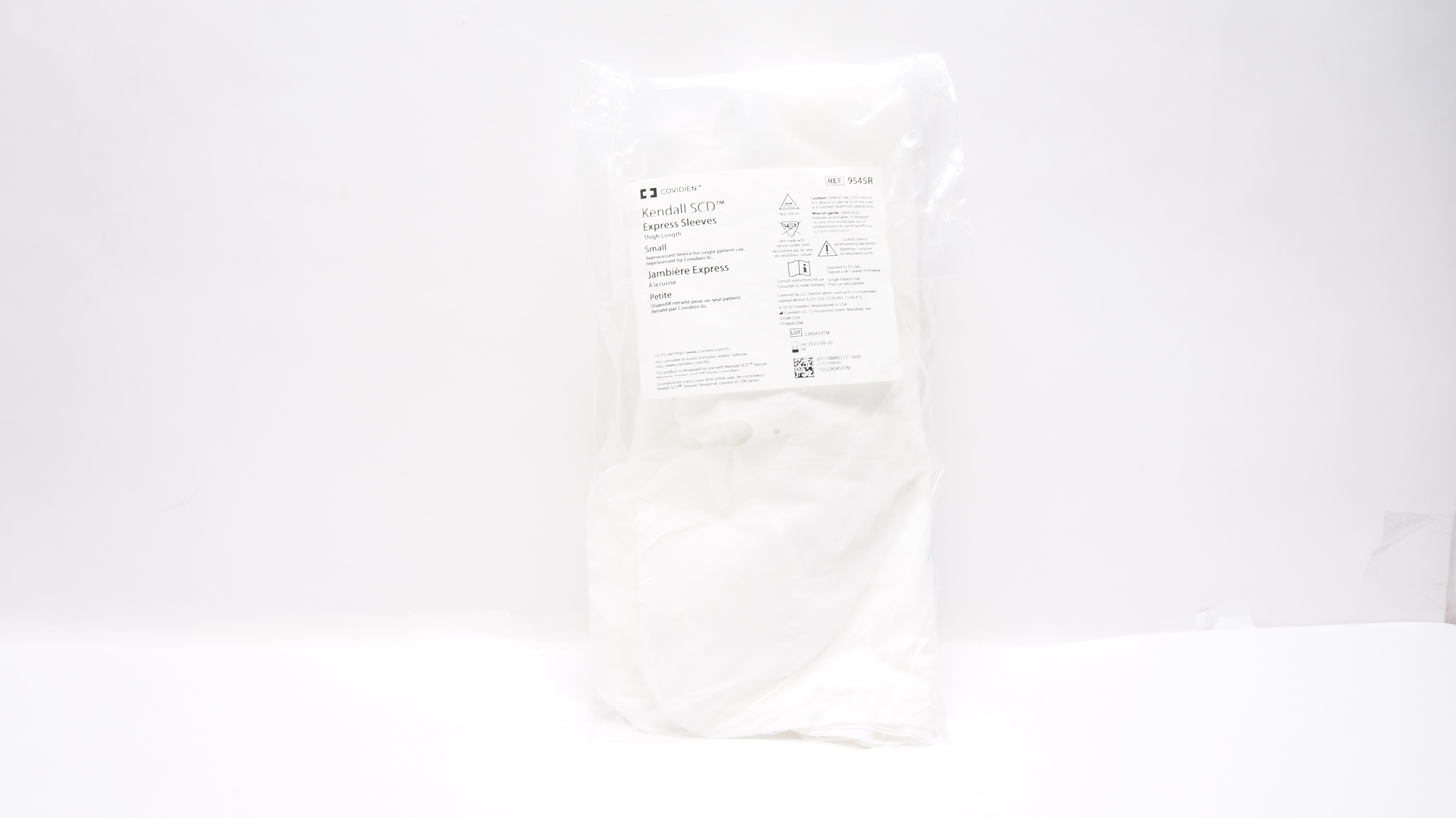 Covidien 9545R Kendall SCD Express Sleeves Thigh Length, Small (x)