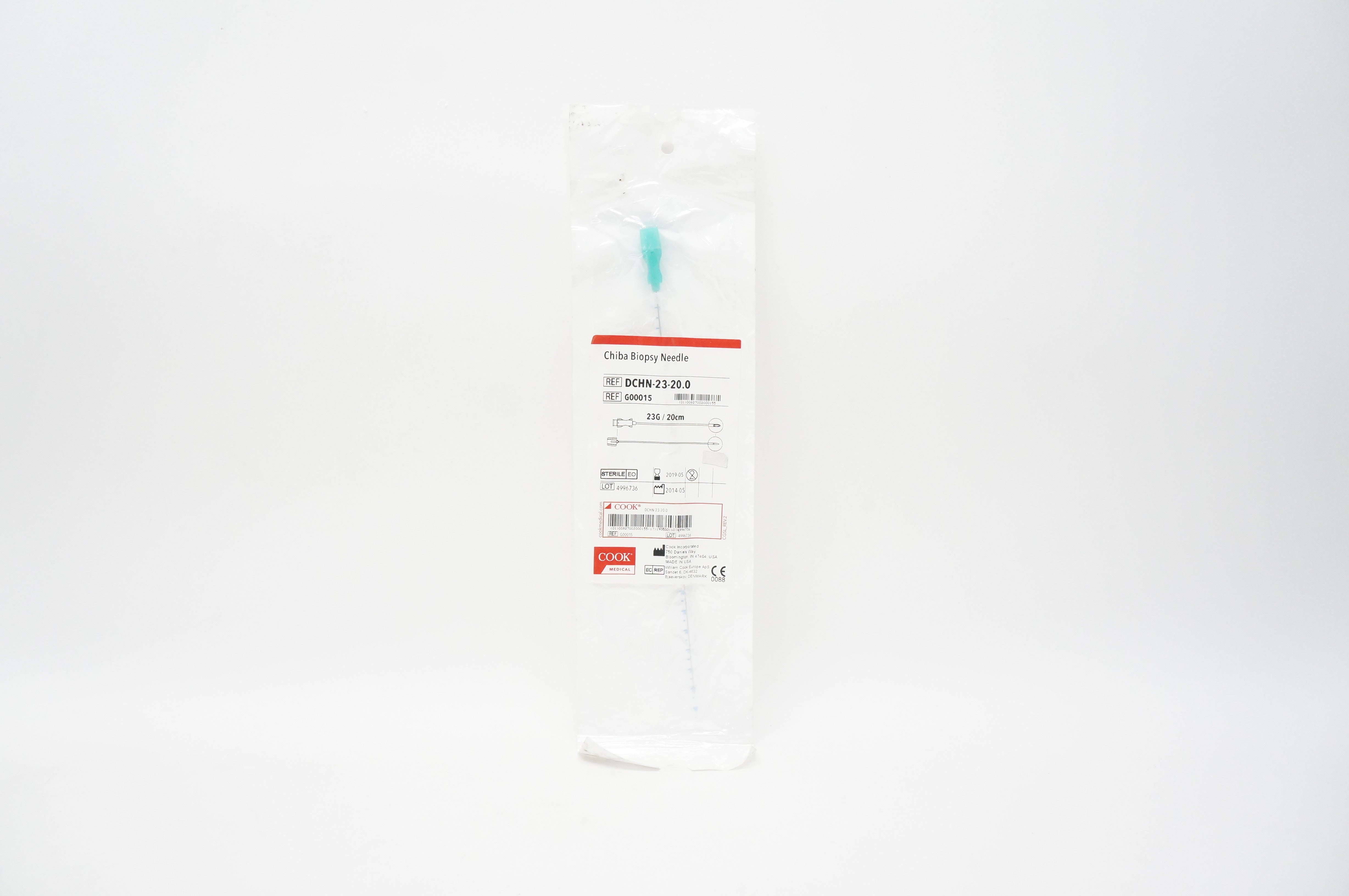 Cook Medical G00015 Chiba Biopsy Ndle 23G (x)