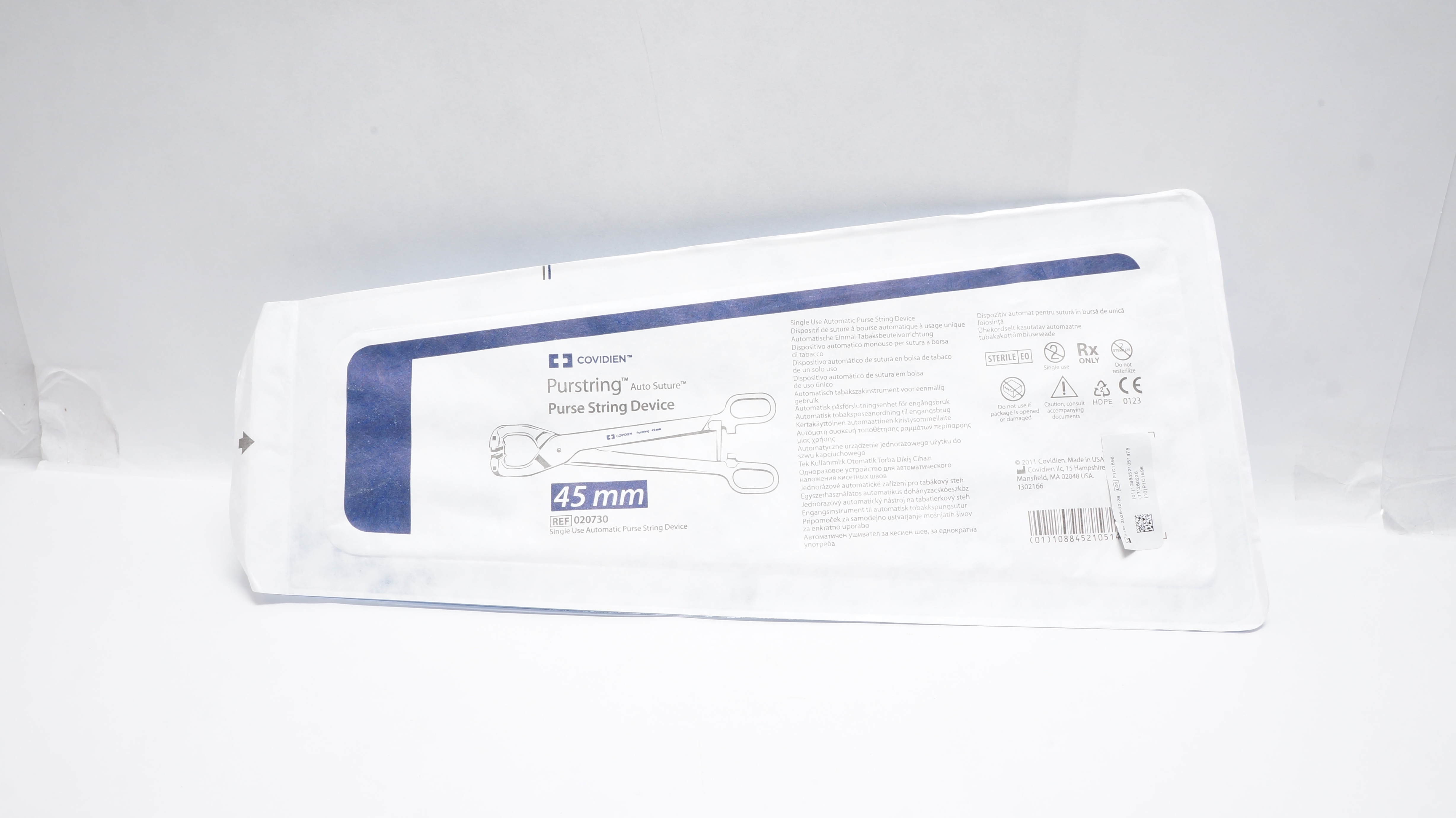 Covidien 020730 Purstring AutoSuture Purse String Device 45mm