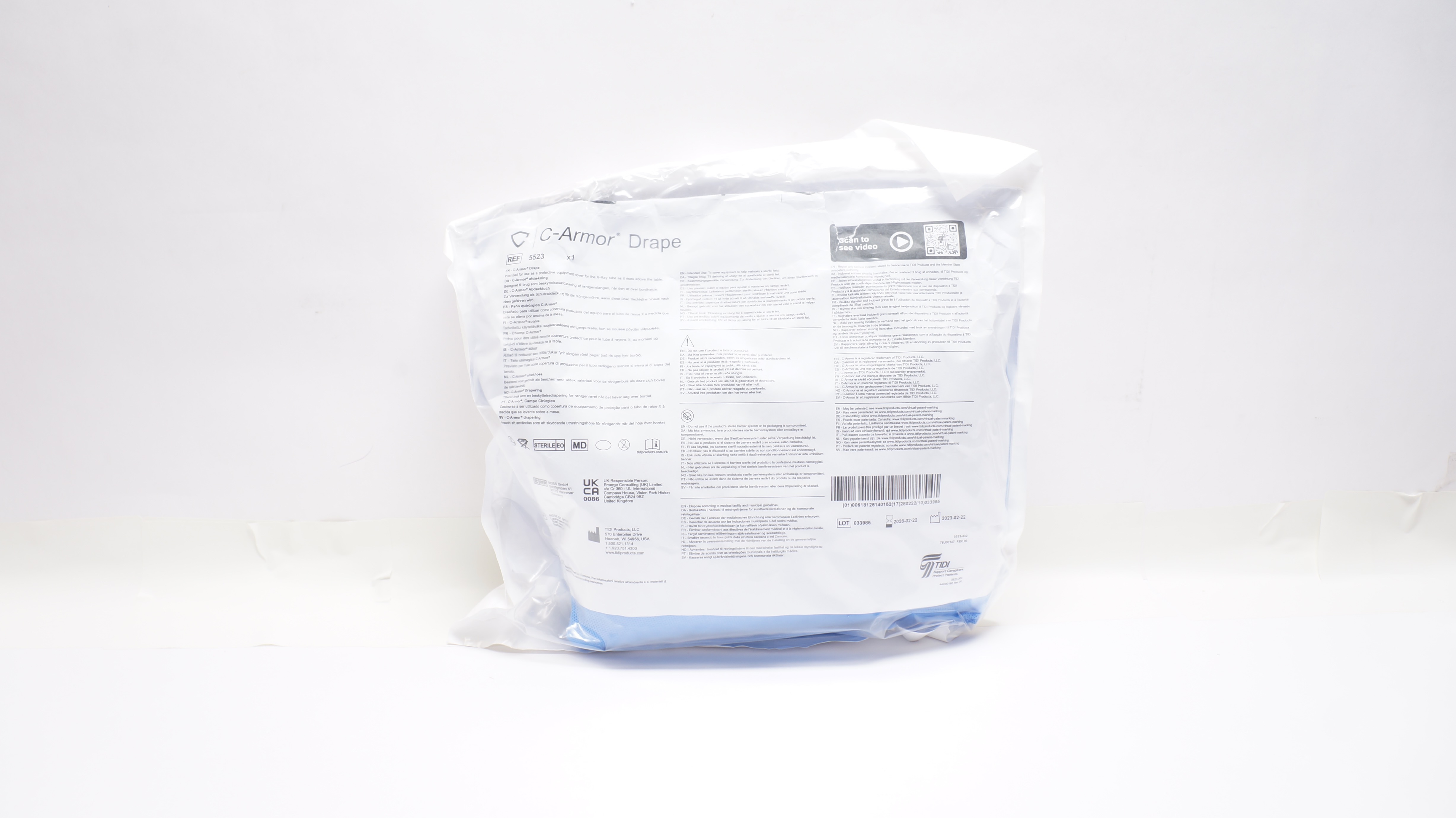 TIDI Products 5523 C-Armor Drape