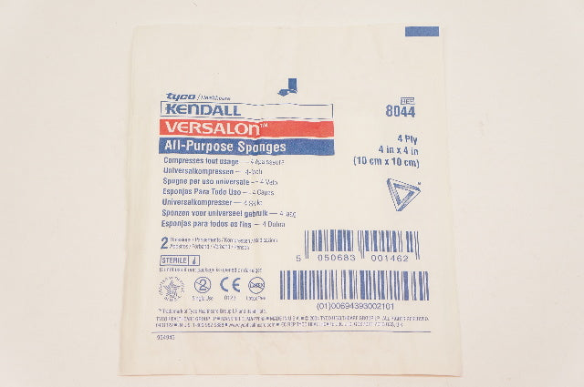 Tyco 8044 Kendall VERSALON All-Purpose Sponges 4Ply, 4inch x 4inch (x)